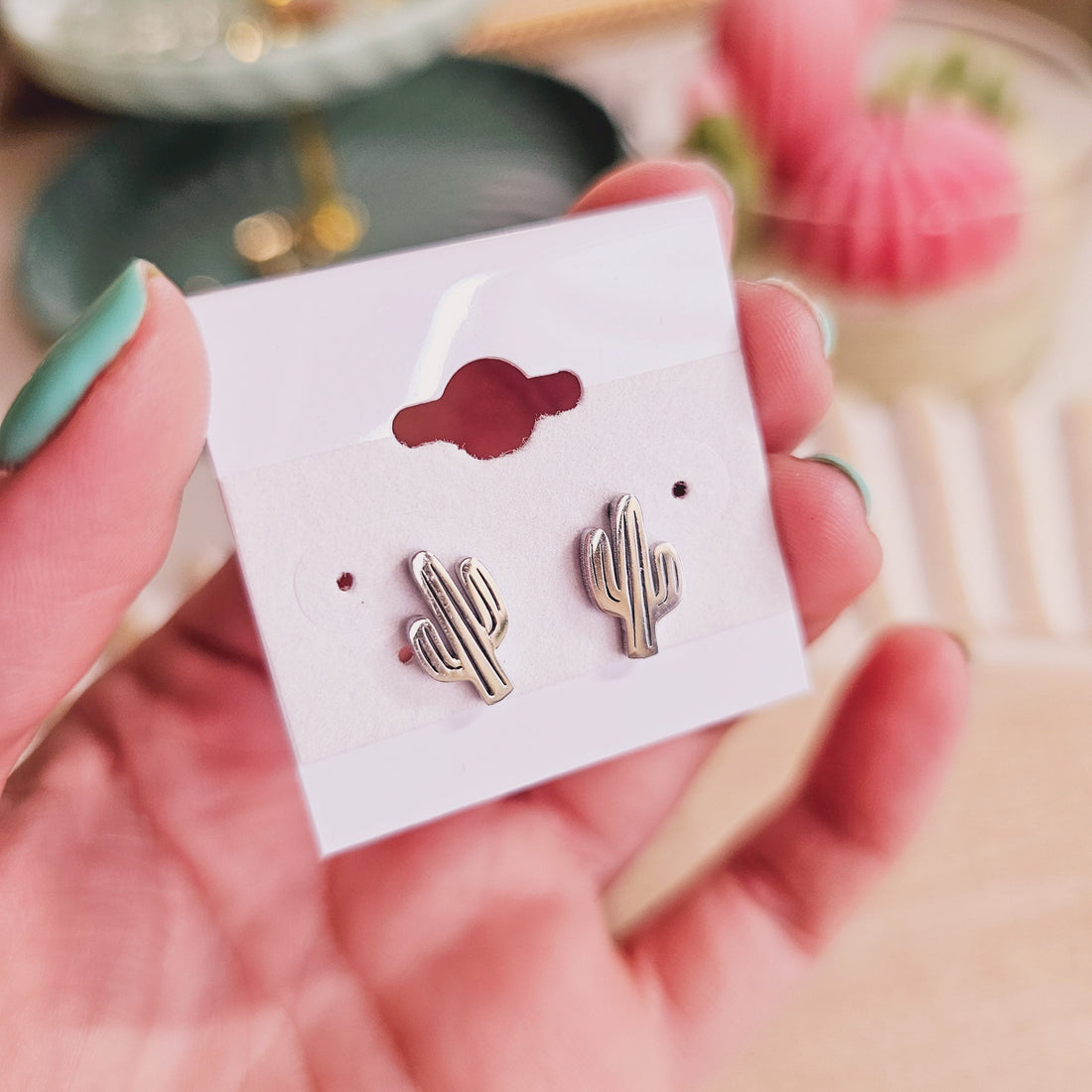 Cactus studs mini