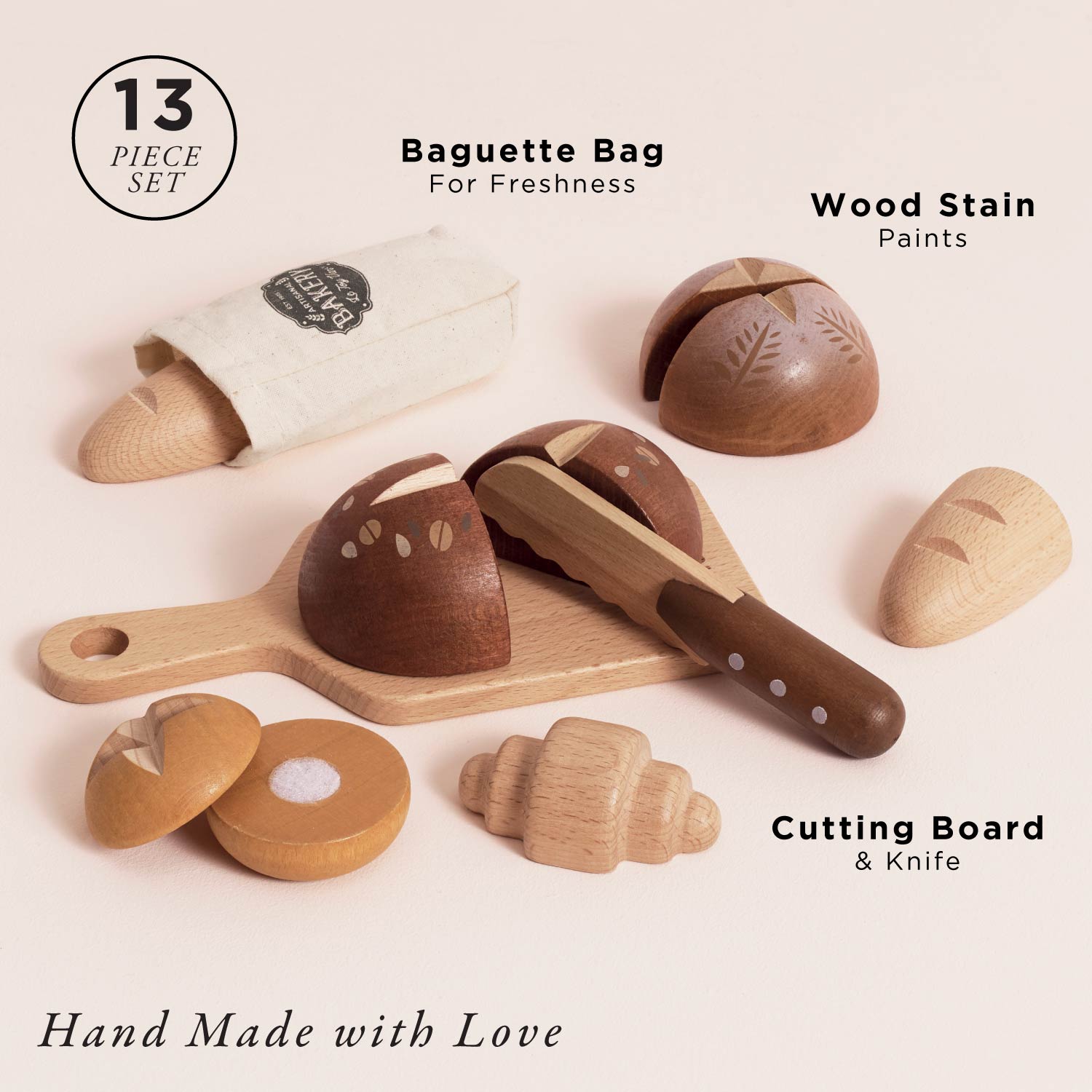Artisan Bread and Knife Set
