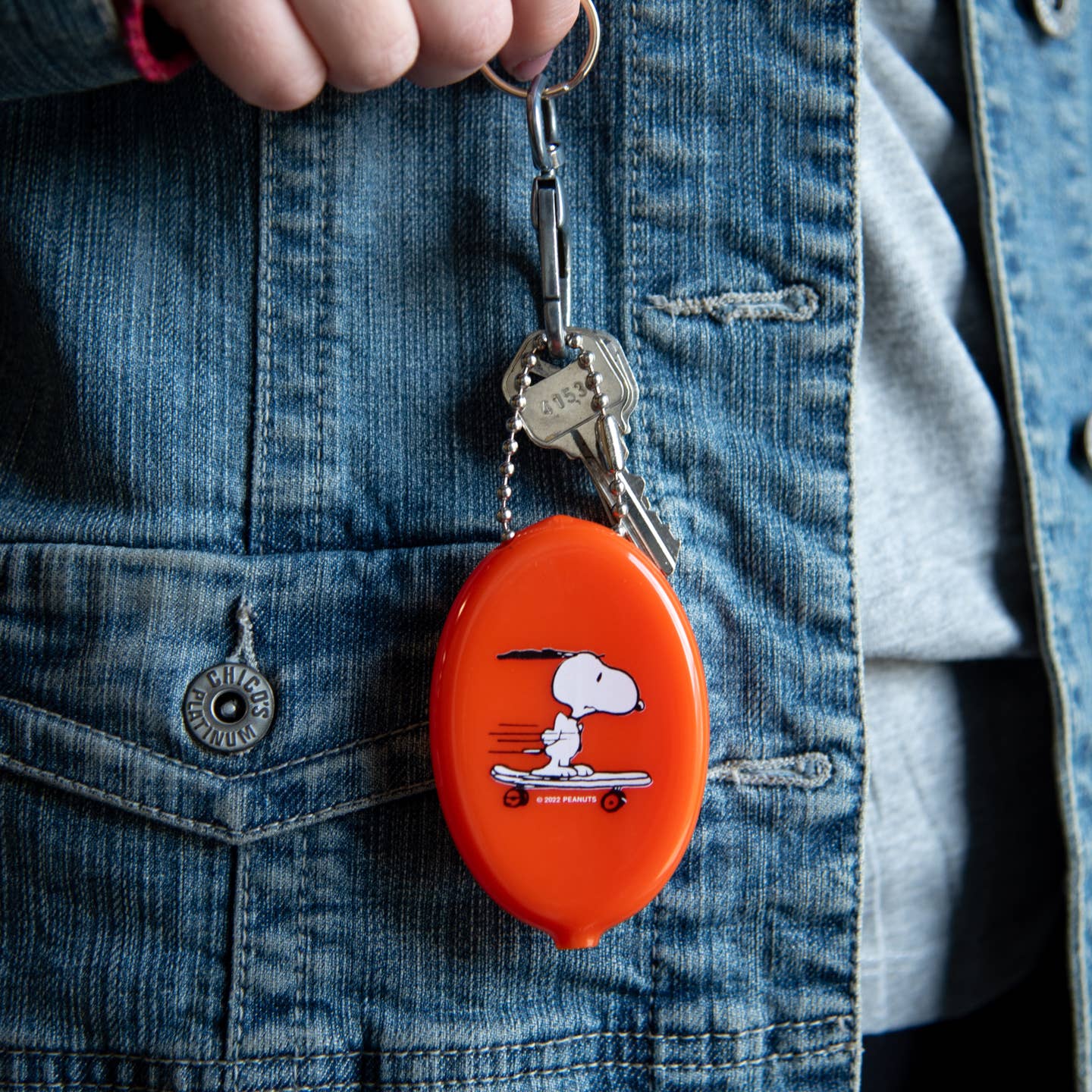 3P4 X Peanuts? - Snoopy Skateboard Coin Pouch