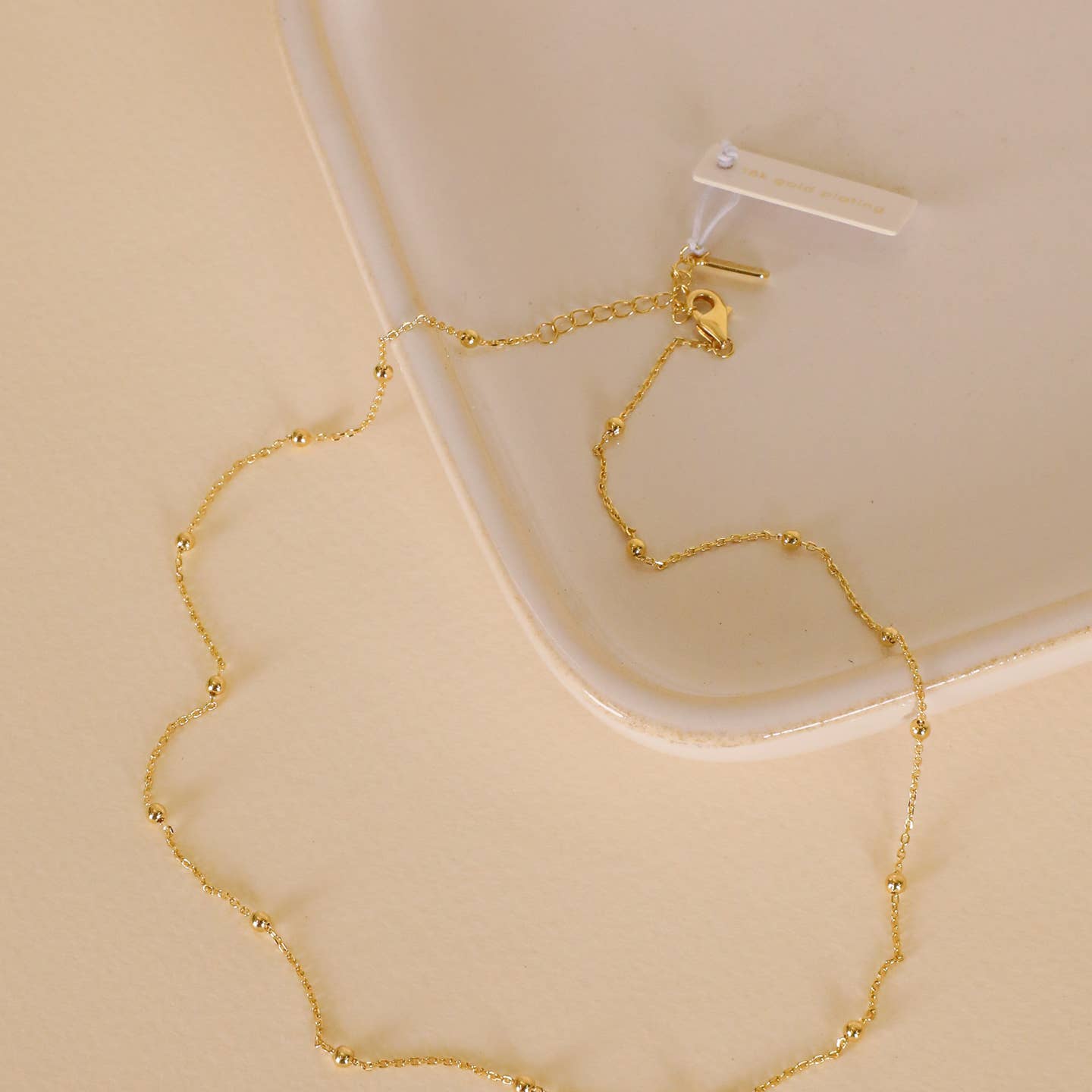 Gold Ball Necklace
