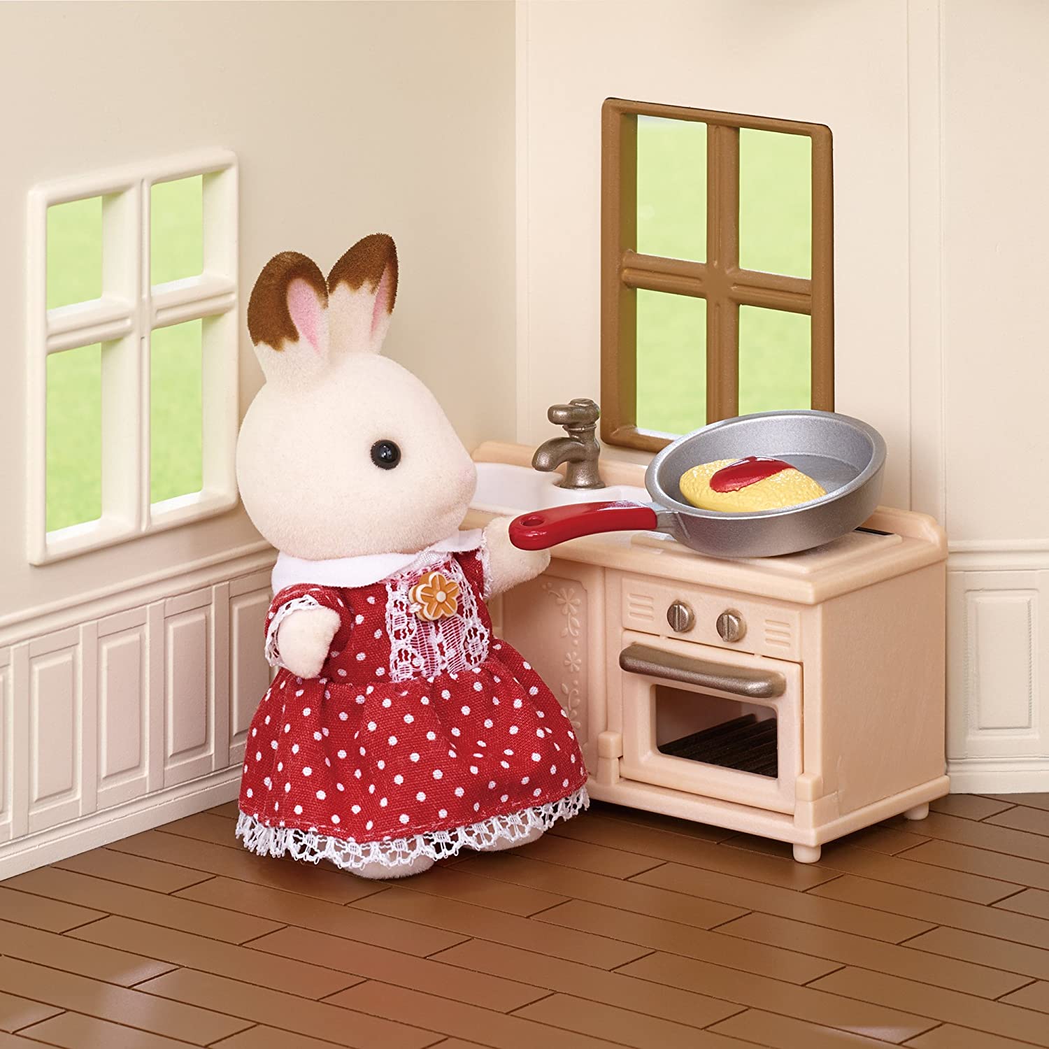 Calico Critters Red Roof Cozy Cottage Starter Home