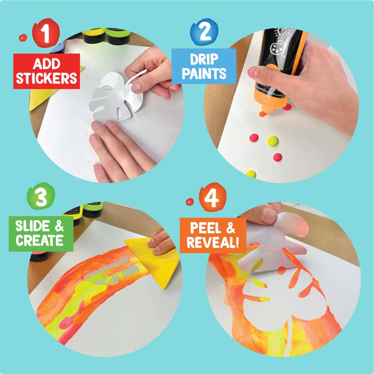 Iheartart Squeegee Art