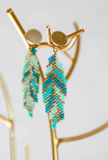 Leaves Calathea Earrings