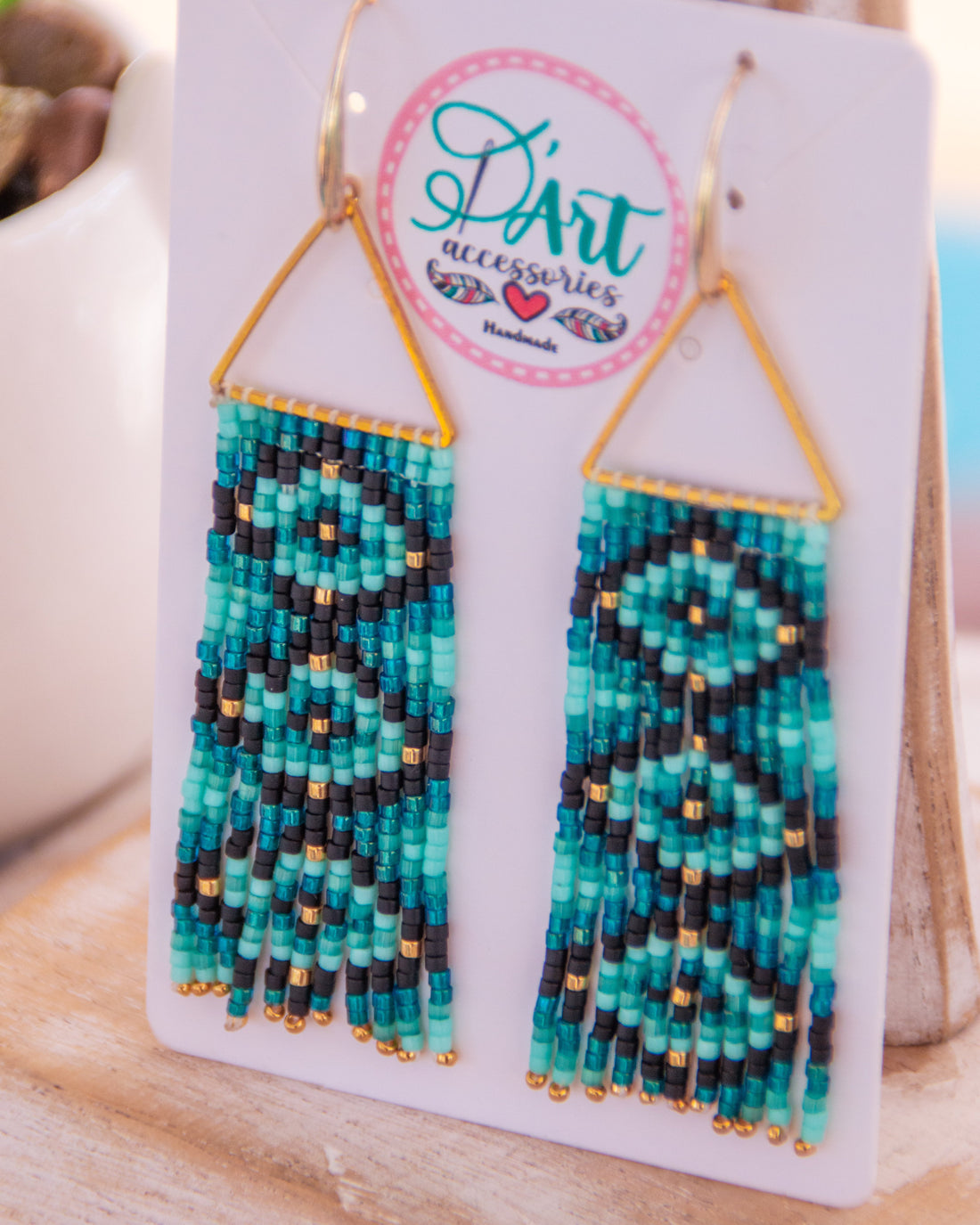 Rombo Fringe Earrings