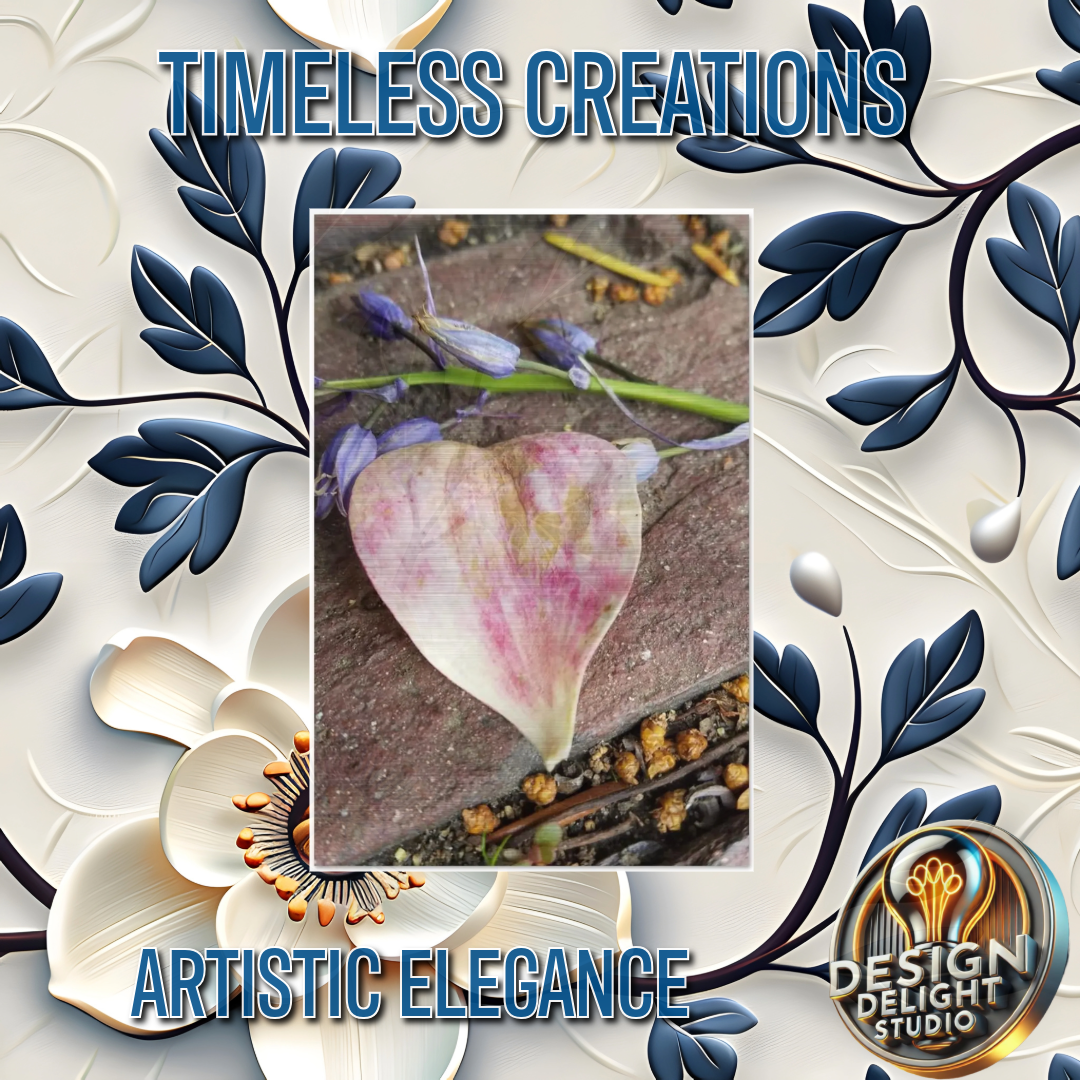 Heart of Leaf - Brushed Aluminum Print