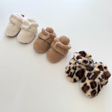 Fuzzy Baby Booties