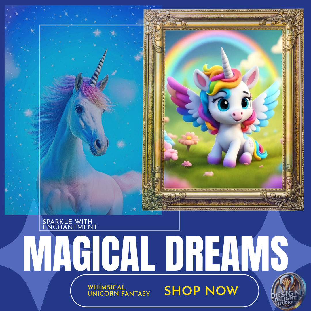 Hurry: Get Your Magical Baby Unicorn Wings Poster Now!