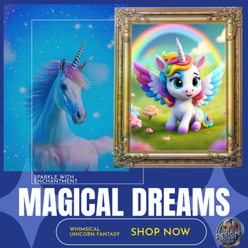 Hurry: Get Your Magical Baby Unicorn Wings Poster Now!