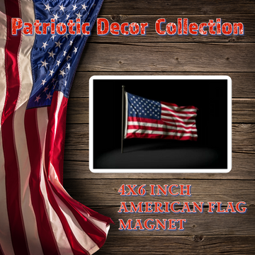 Wave Your Pride: Premium 4x6 American Flag Magnet for Timeless Style and Functionality!