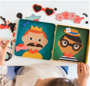 Funny Faces Magnetic Play Set