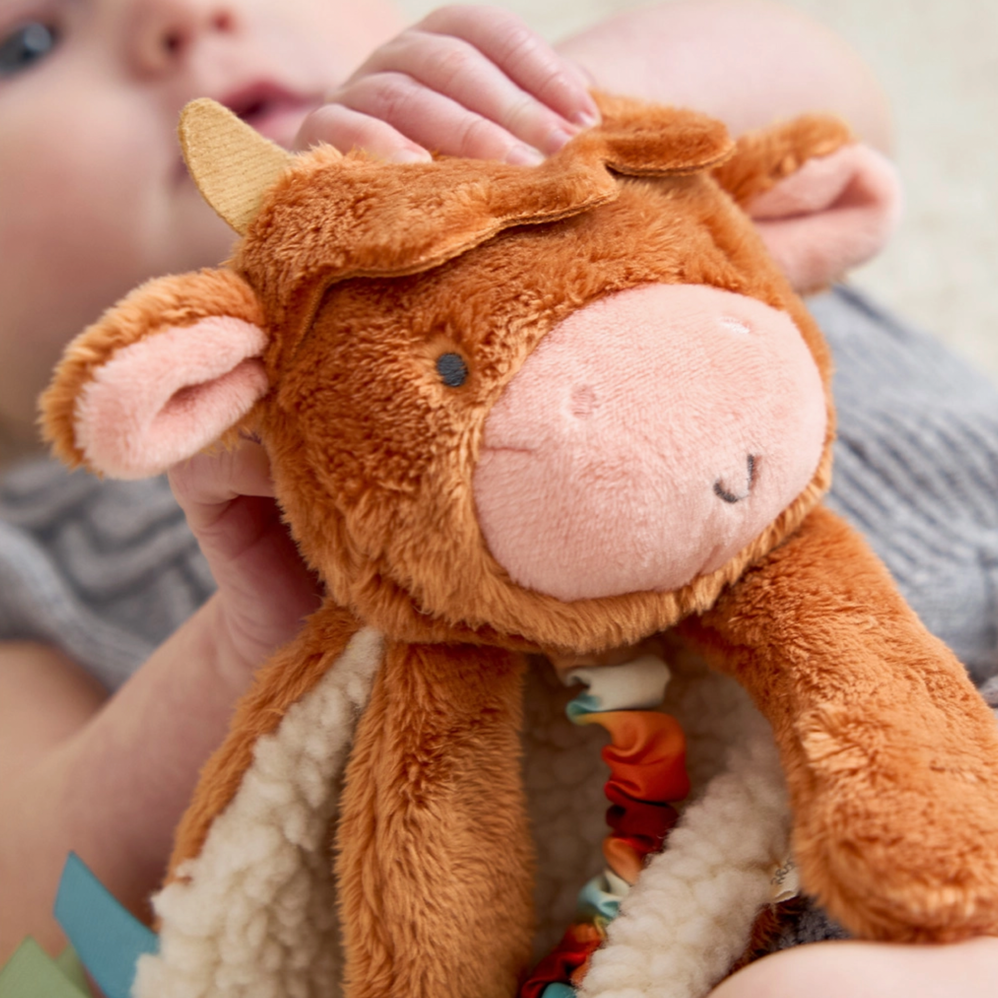Itzy Friends Lovey? Plush Highland Cow