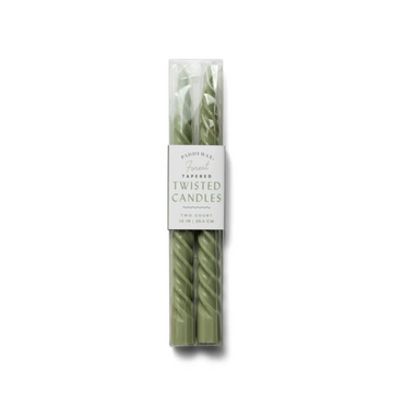 Twisted Taper Candles - Set of 2