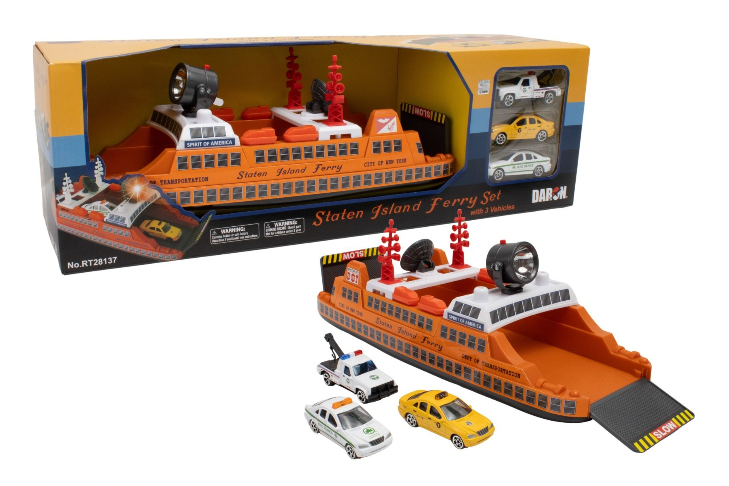 New York Staten Island Ferry W/3 NYC Vehicles