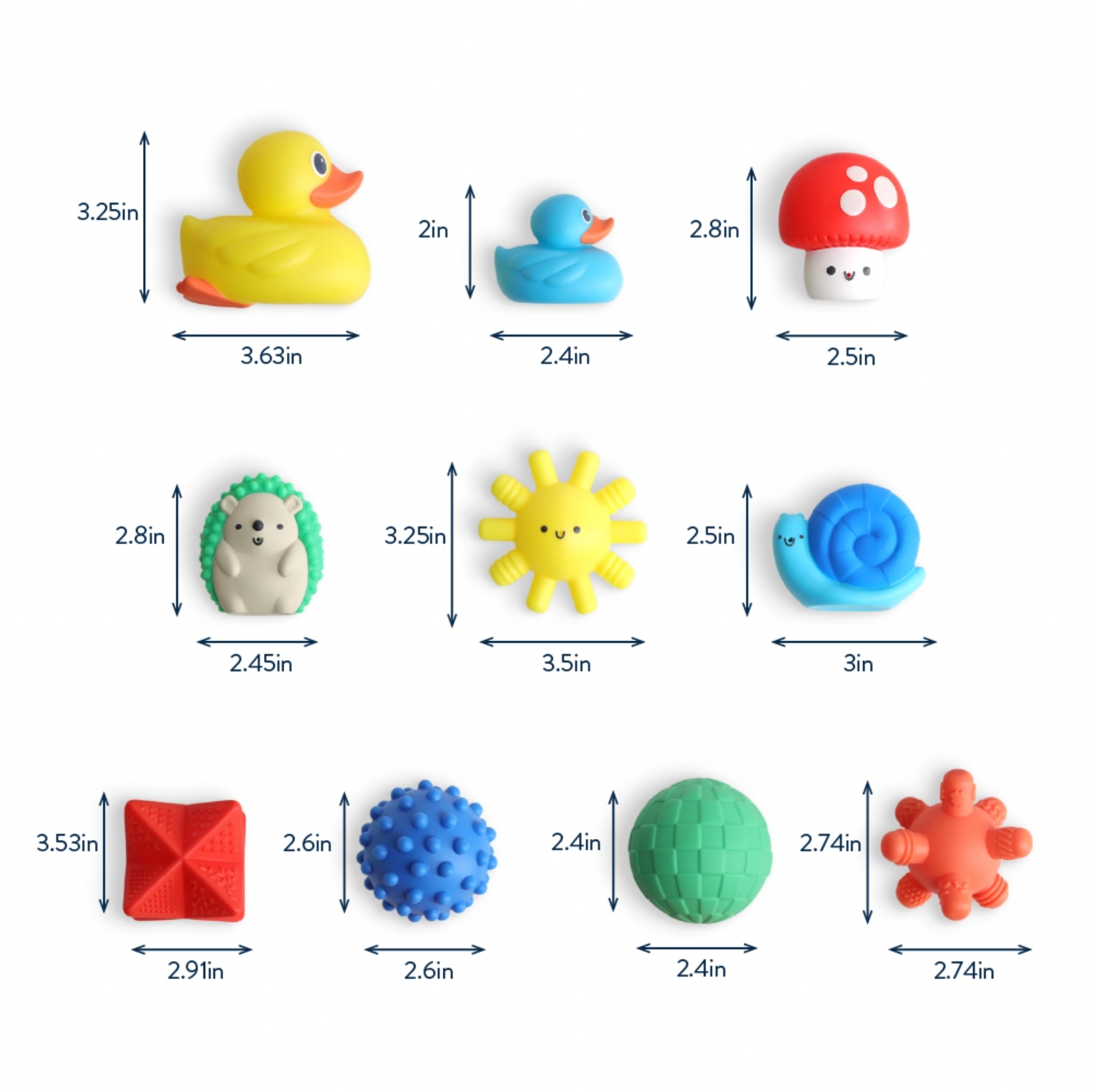 Itzy Splash Gift Set? Soft Bath + Water Toys