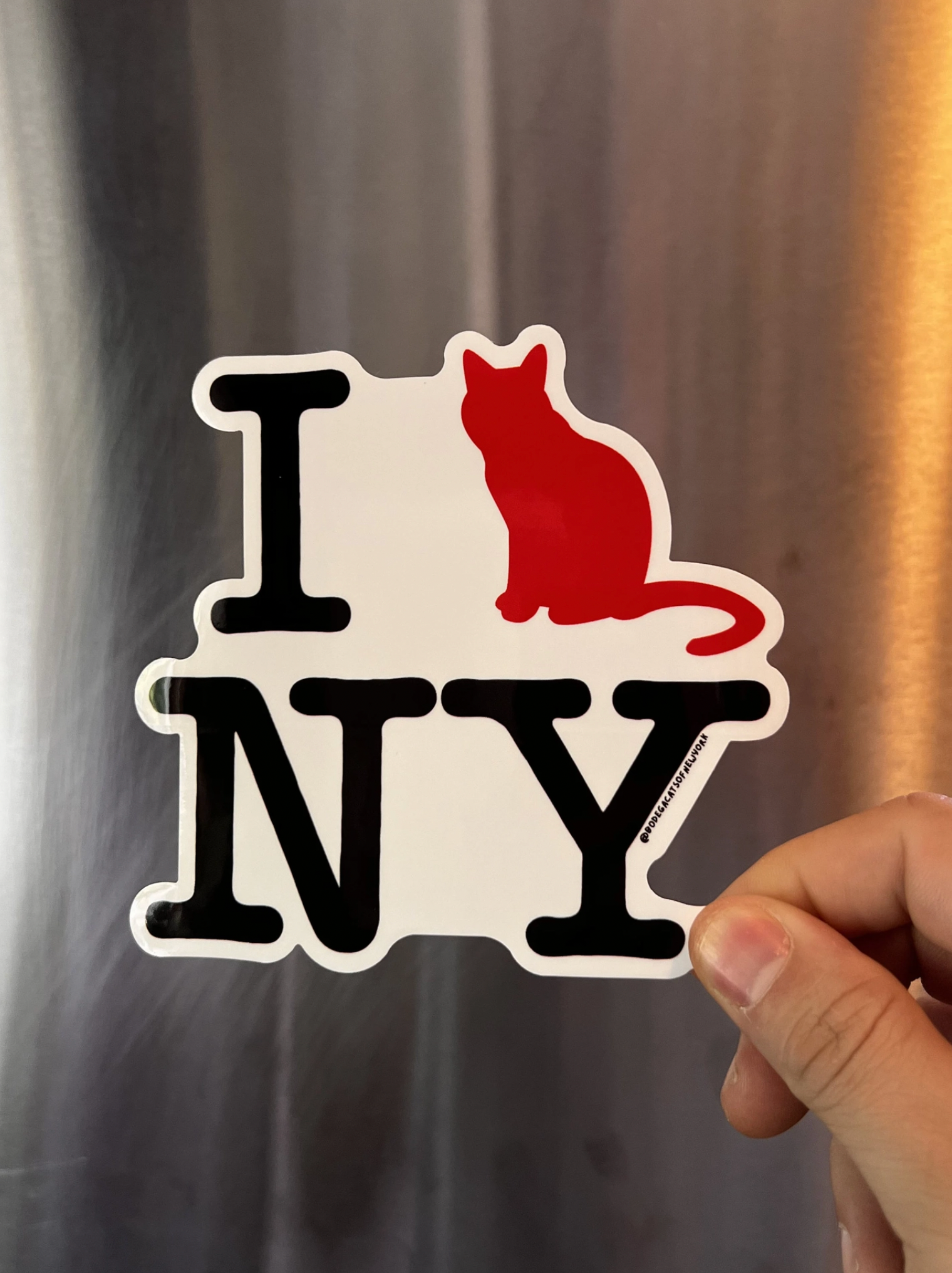 Bodega Cats of New York 3.5 Sticker (I Love Ny)