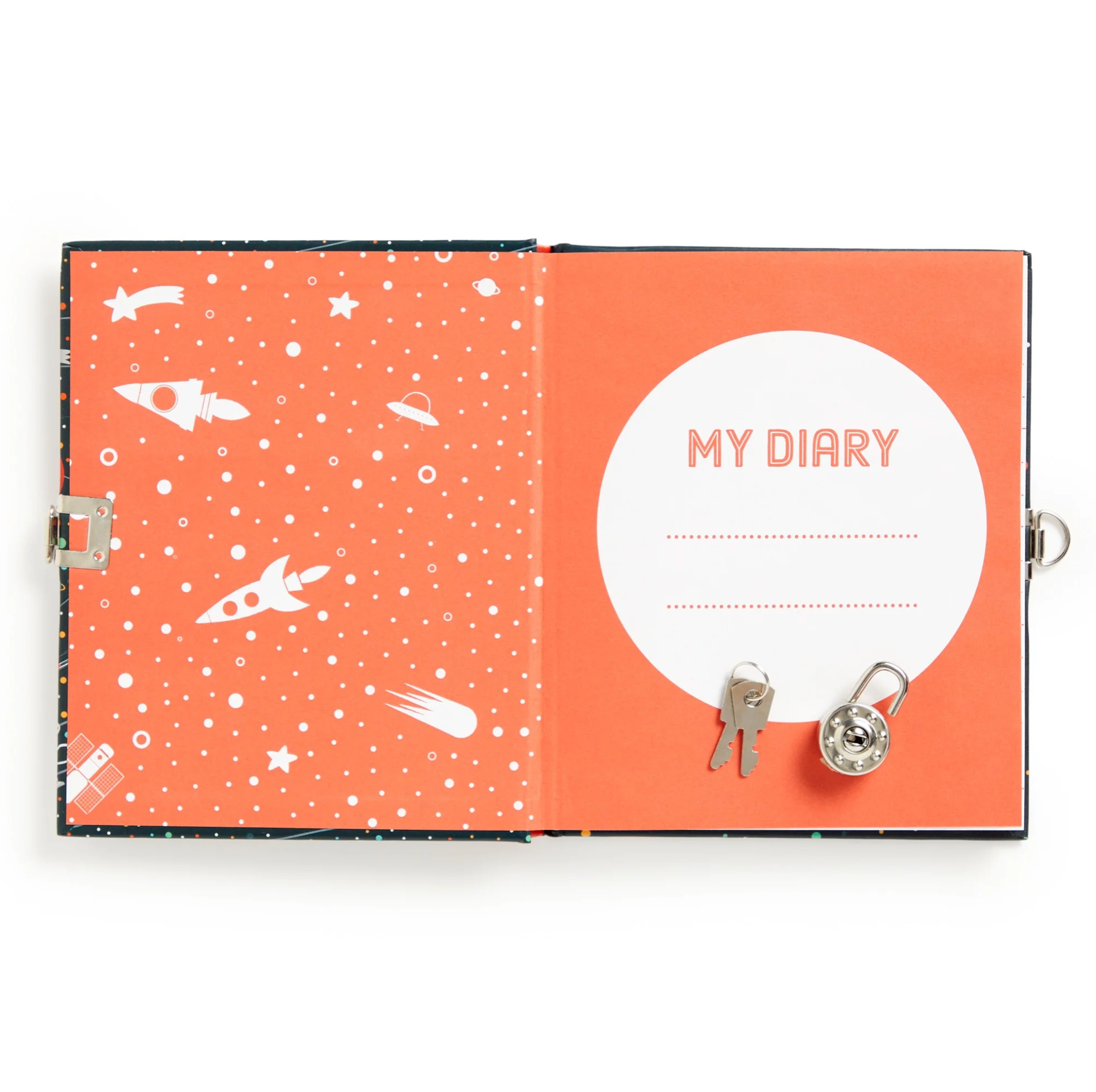 Solar System Locked Diary