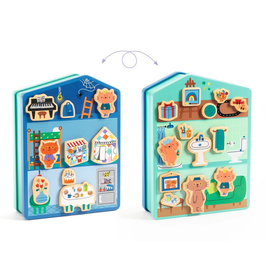 Inzebox Magnetic House Play Set