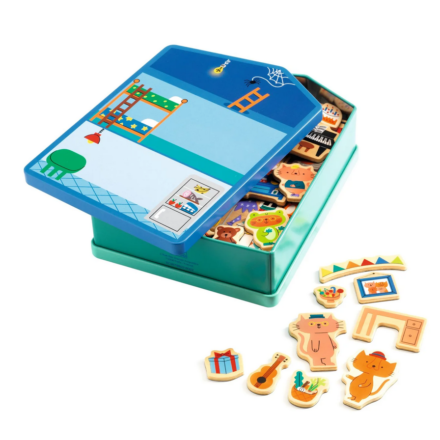 Inzebox Magnetic House Play Set