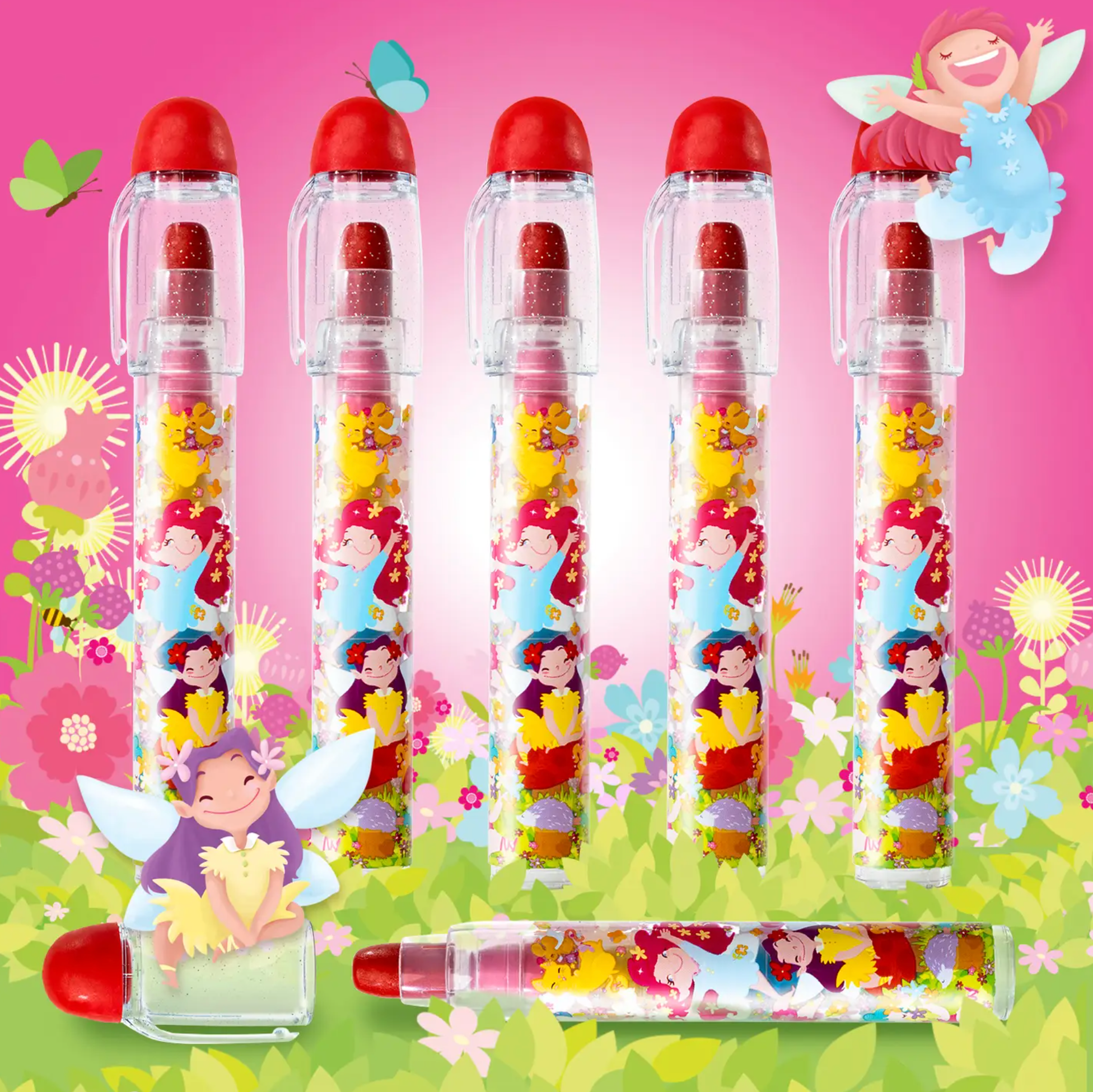 Color Stack to Go Erasable Crayons - Fairy Garden