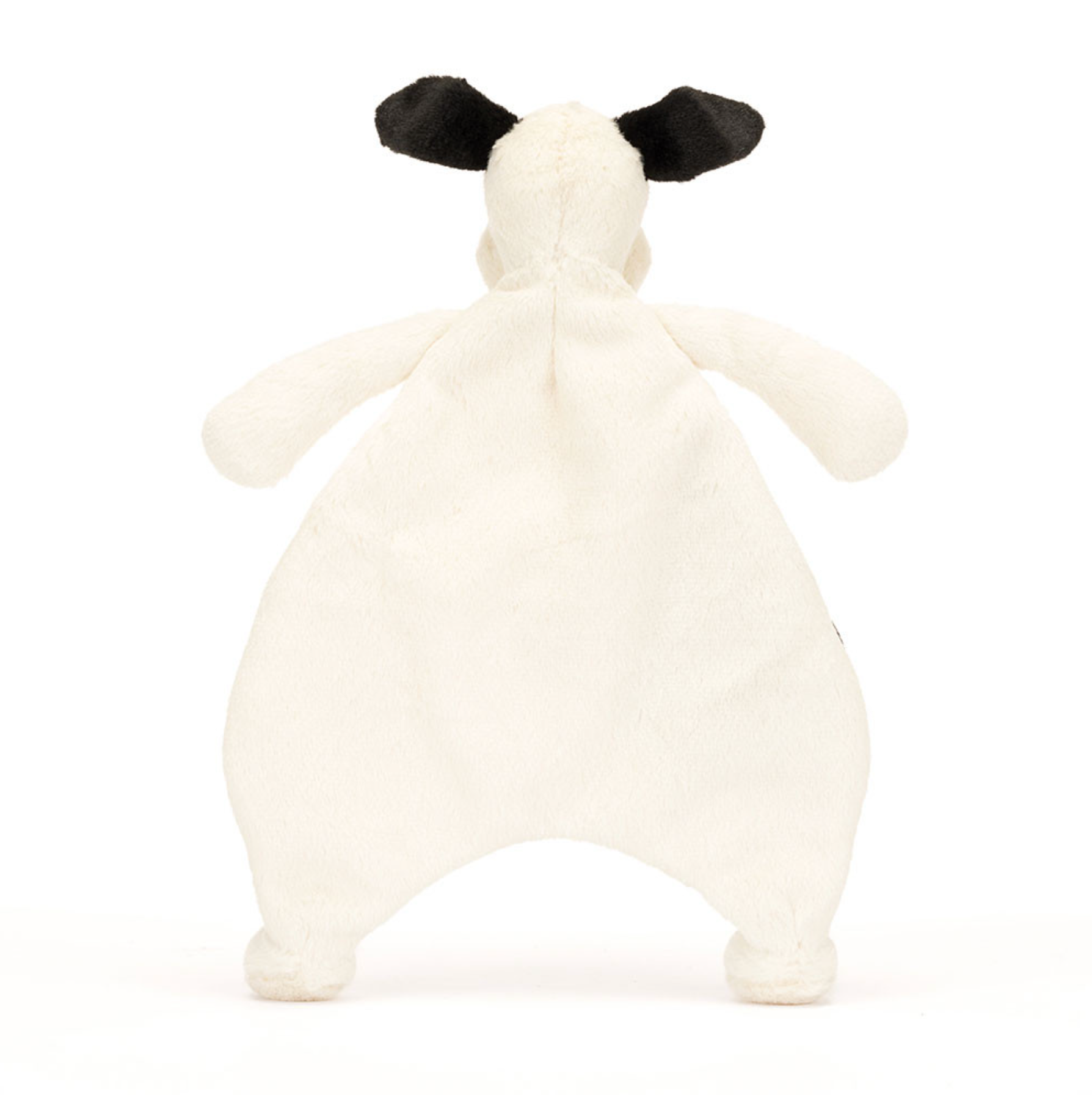 Bashful Black & Cream Puppy Comforter
