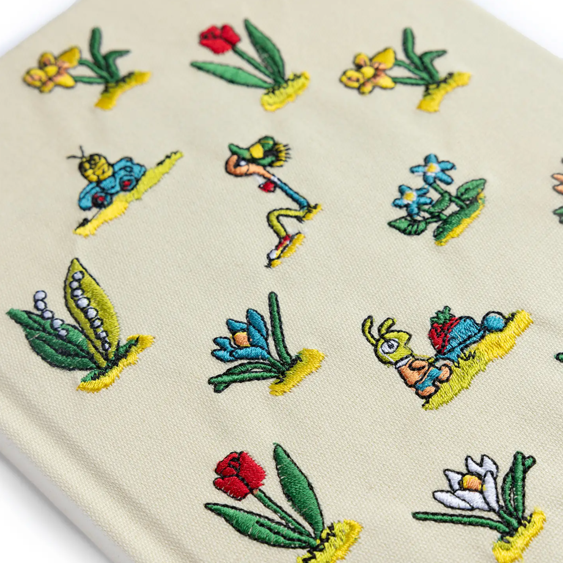 3P4 X Richard Scarry? - Lowly Floral Embroidered Journal