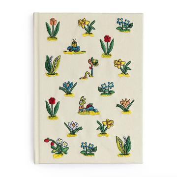 3P4 X Richard Scarry? - Lowly Floral Embroidered Journal