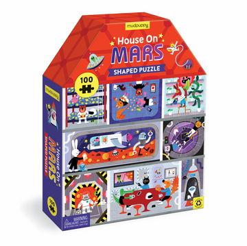 House On Mars 100 Piece House-Shaped Puzzle