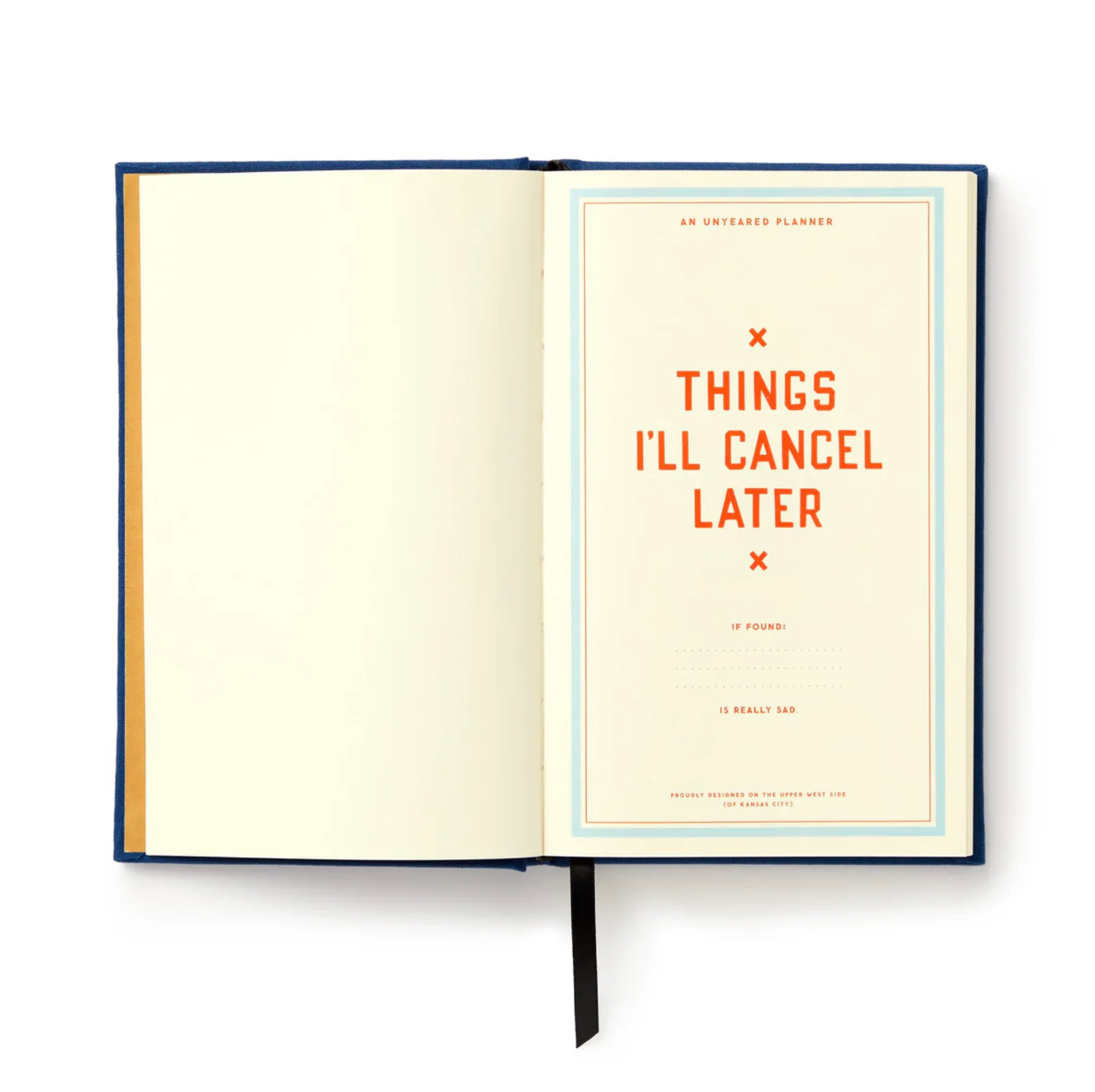 Brass Monkey Things I'll Cancel Later Undated Mini Planner