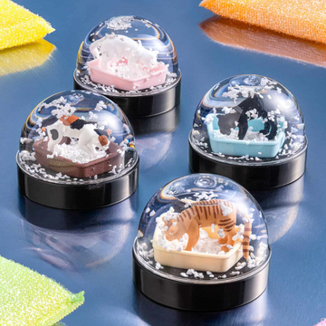 Cat Litter Snow Globe Blind Box