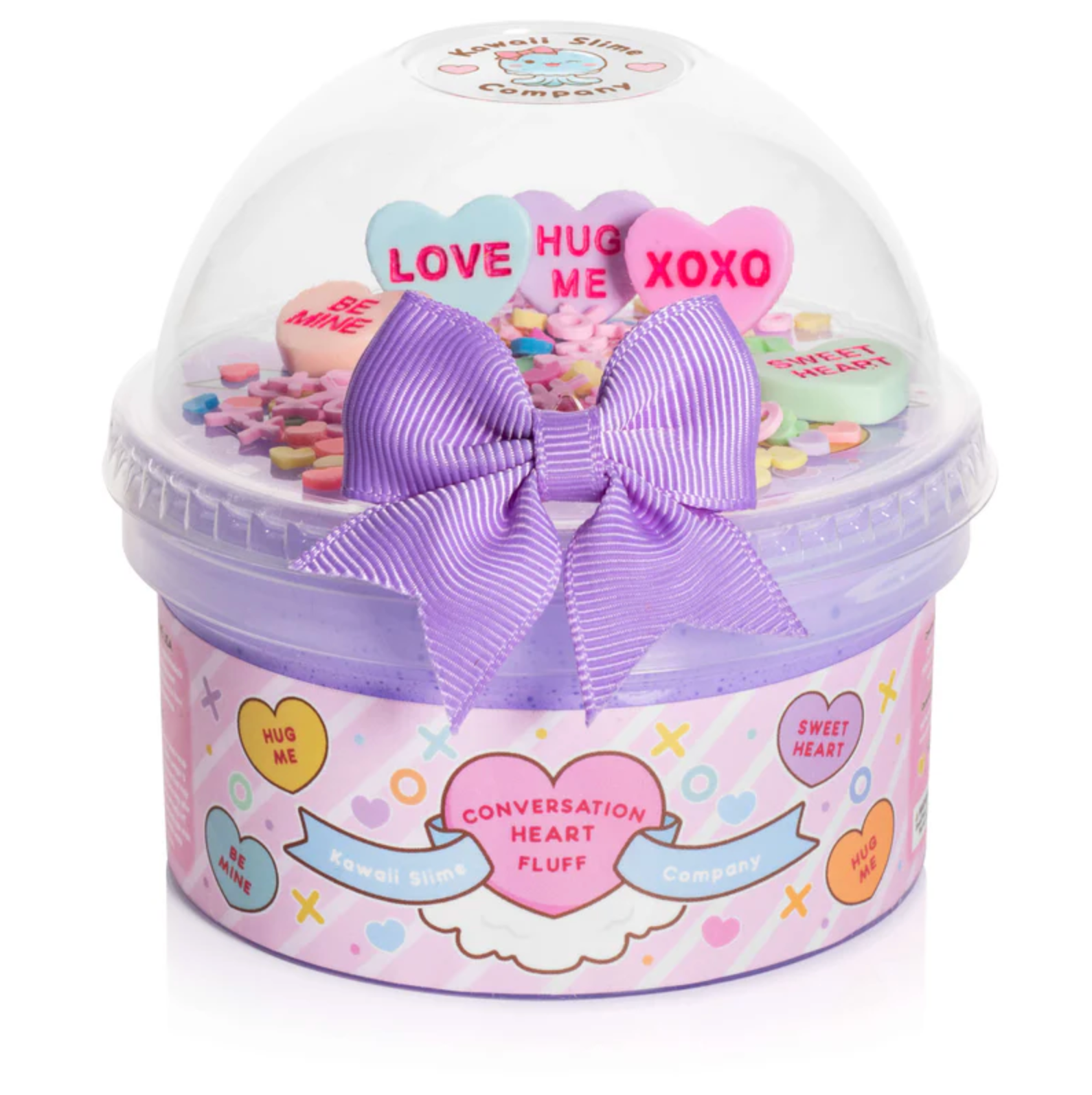 Conversation Heart Fluff Signature Dome? Slime