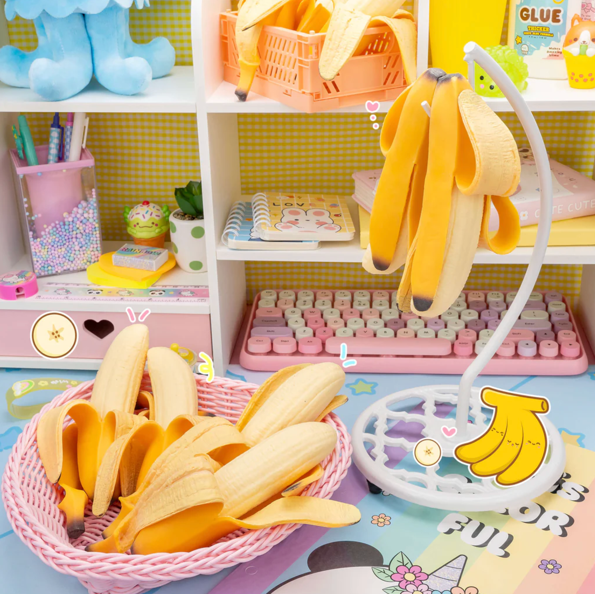 Peeling Banana Squishy Stress Toy