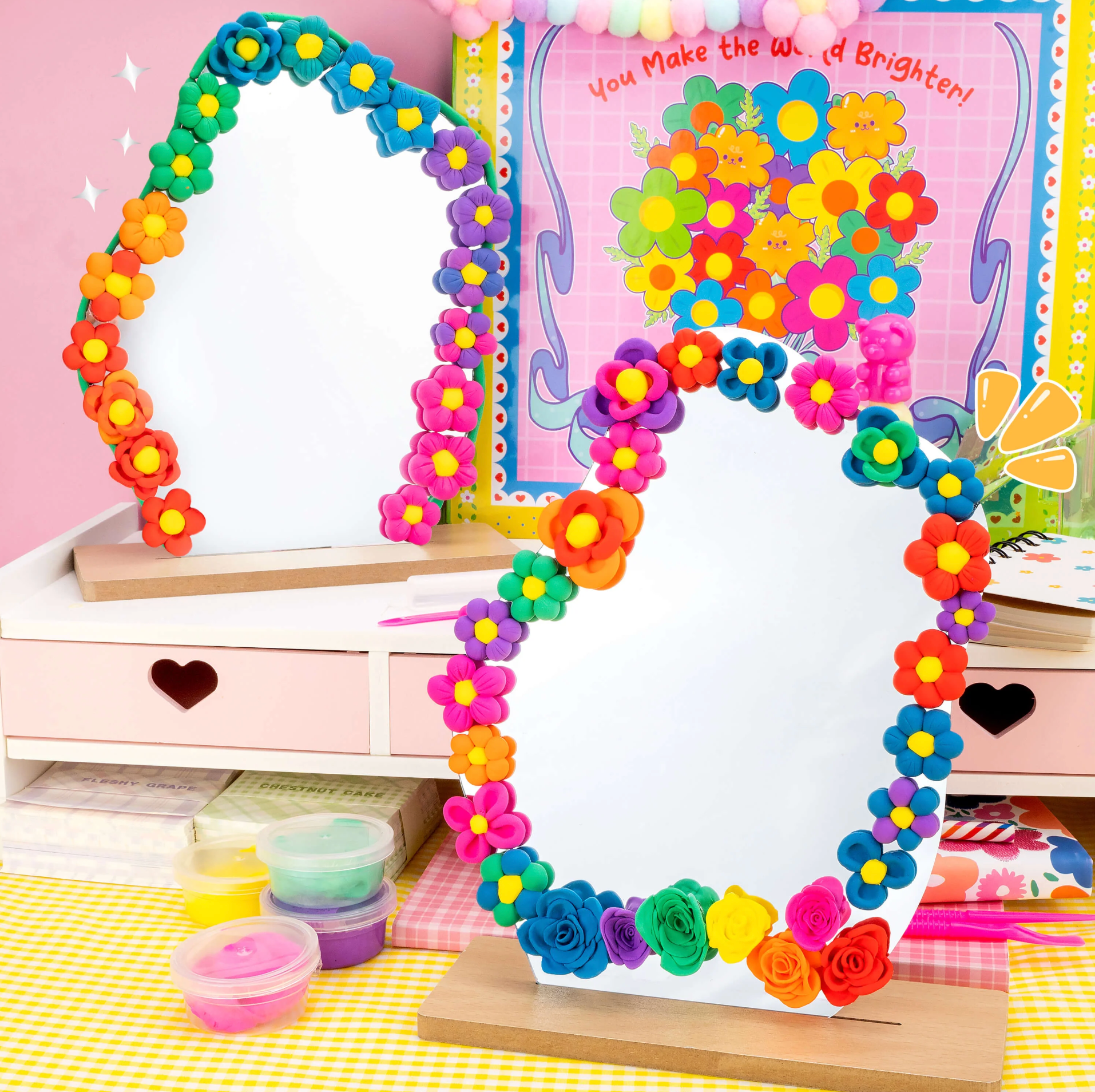 Creative Creator DIY Flower Mirror Kit