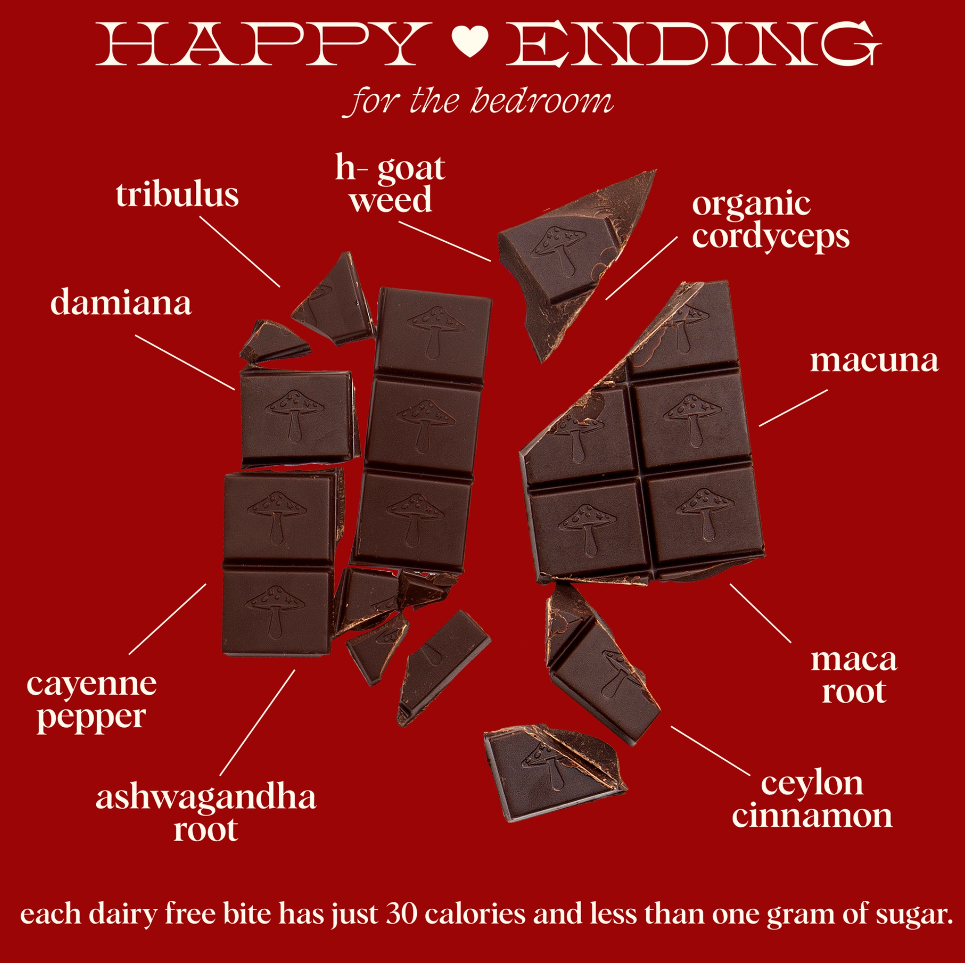 Happy Ending Mushroom Chocolate For Arousal