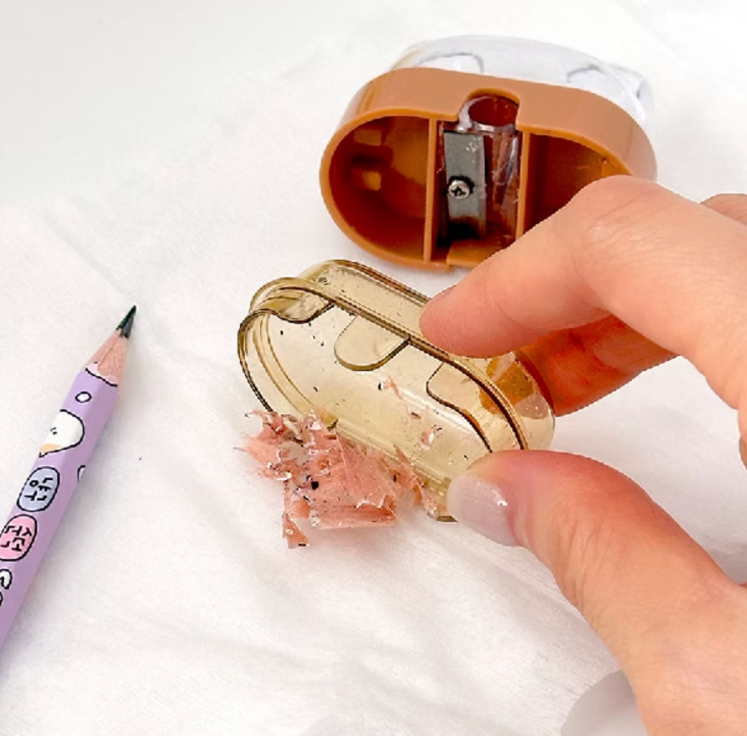 Baking Bear Pencil Sharpener with Storage Case