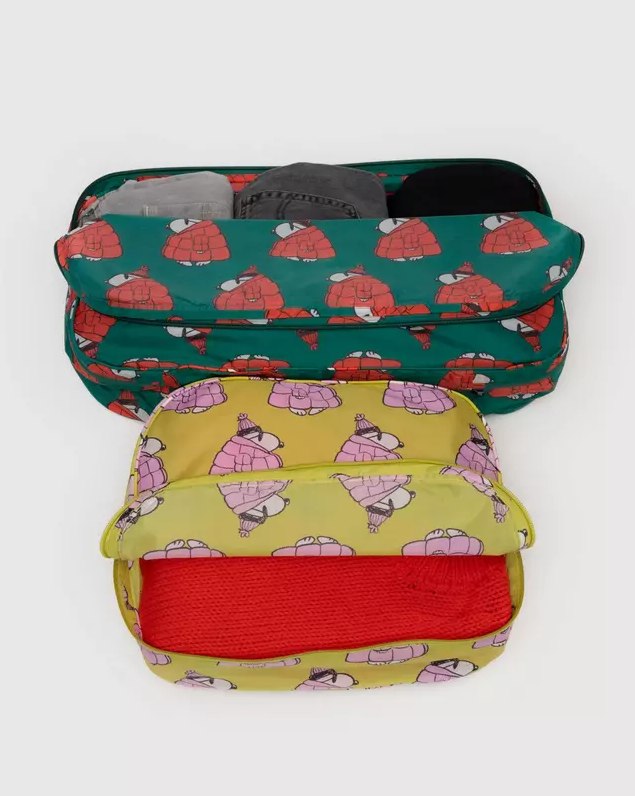 Peanuts Large Packing Cube Set - Puffer Snoopy