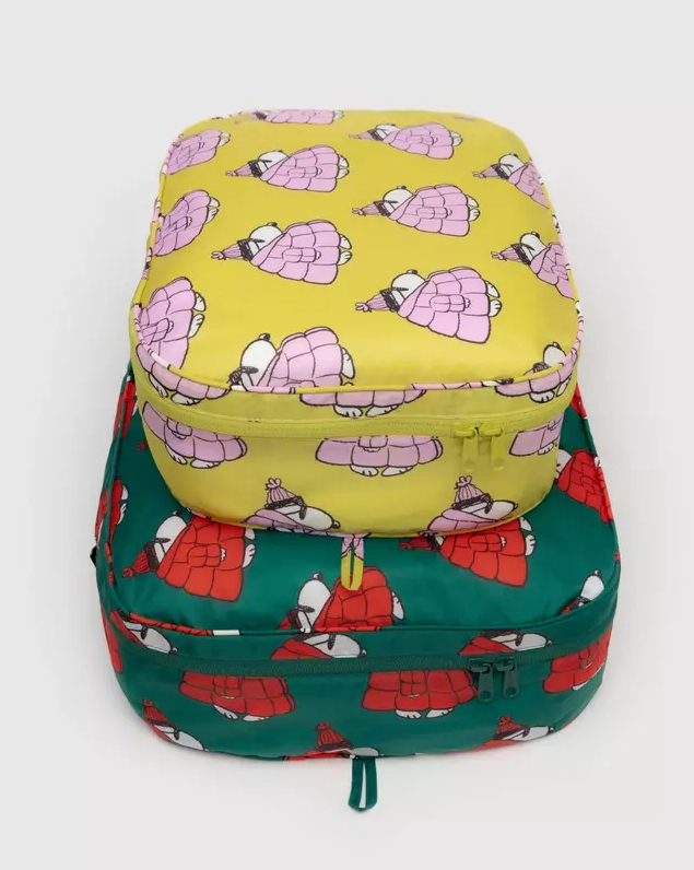 Peanuts Large Packing Cube Set - Puffer Snoopy