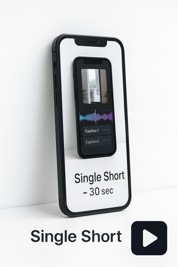 Custom YouTube Shorts Production ¨C 30?Sec Vertical Videos (3¨C5 Day Delivery)