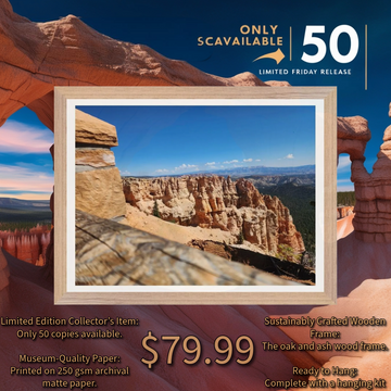 Experience the Vast Beauty of Bryce Canyon ¨C Limited Edition Panoramic Overlook Print (Only 50 Available!)