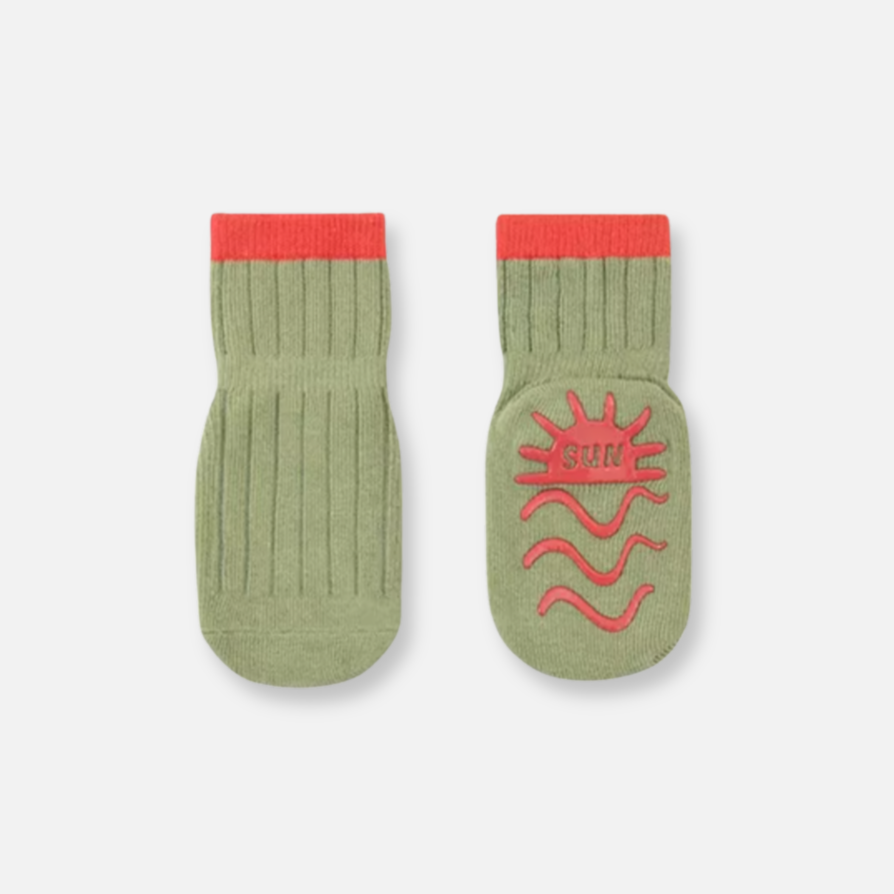 Infant Colorblock Non-Slip Socks (Set of 3)