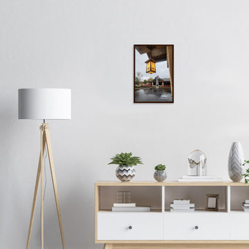 Transform Your Space with This Stunning Vintage Lantern Framed Poster ¨C Premium Matte Elegance!