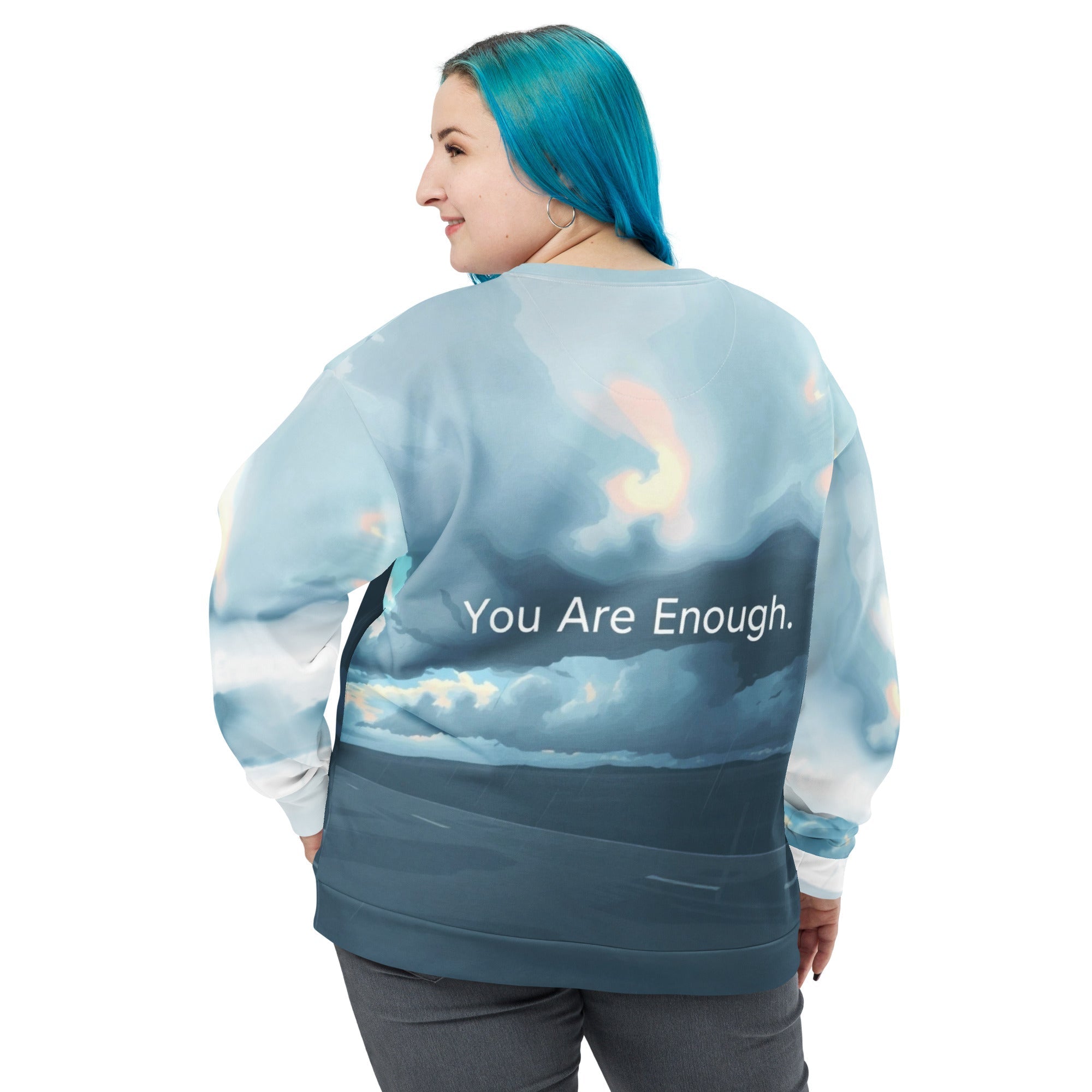You Are Enough ¨C Recycled Unisex Sweatshirt
