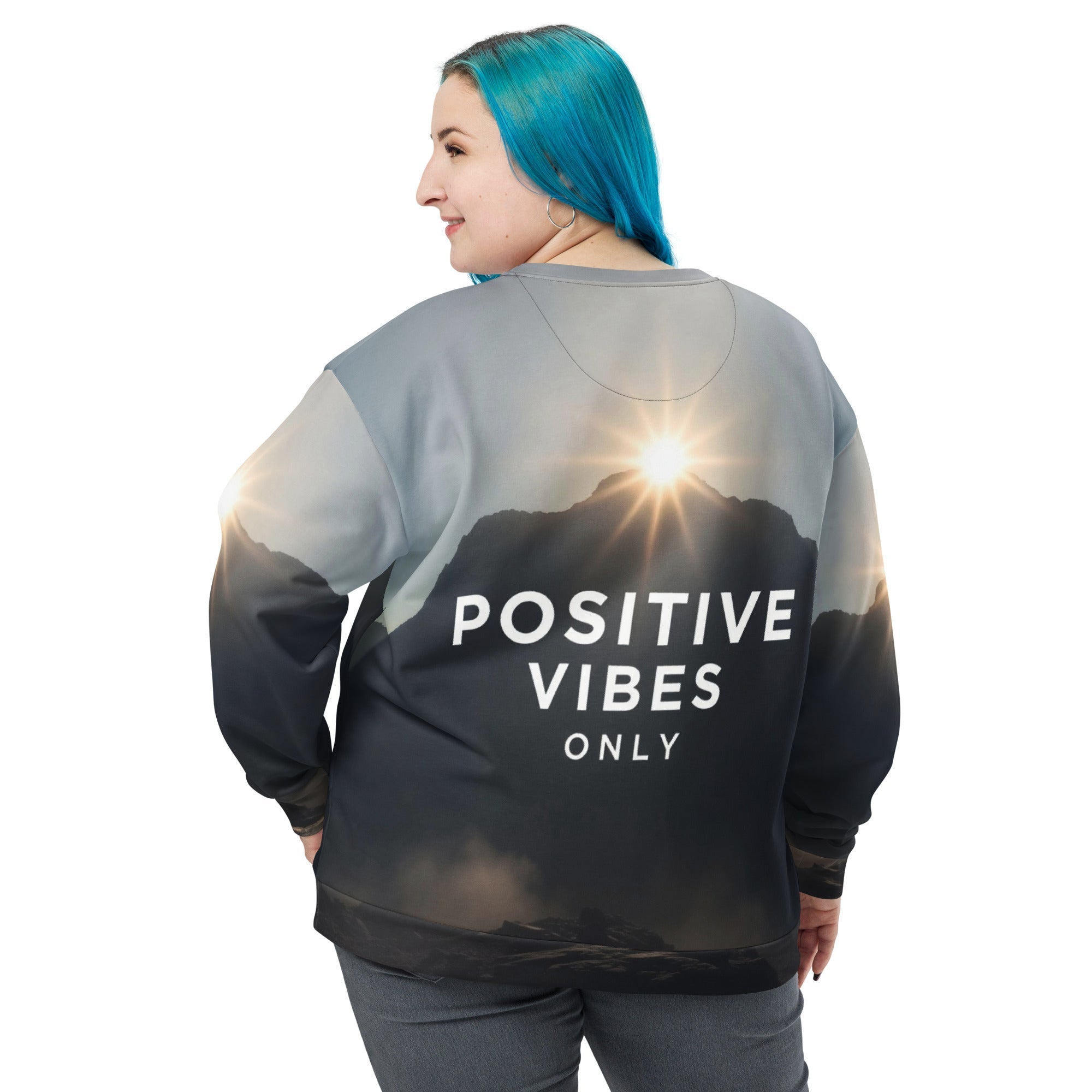 Positive Vibes Only ¨C Recycled Unisex Sweatshirt