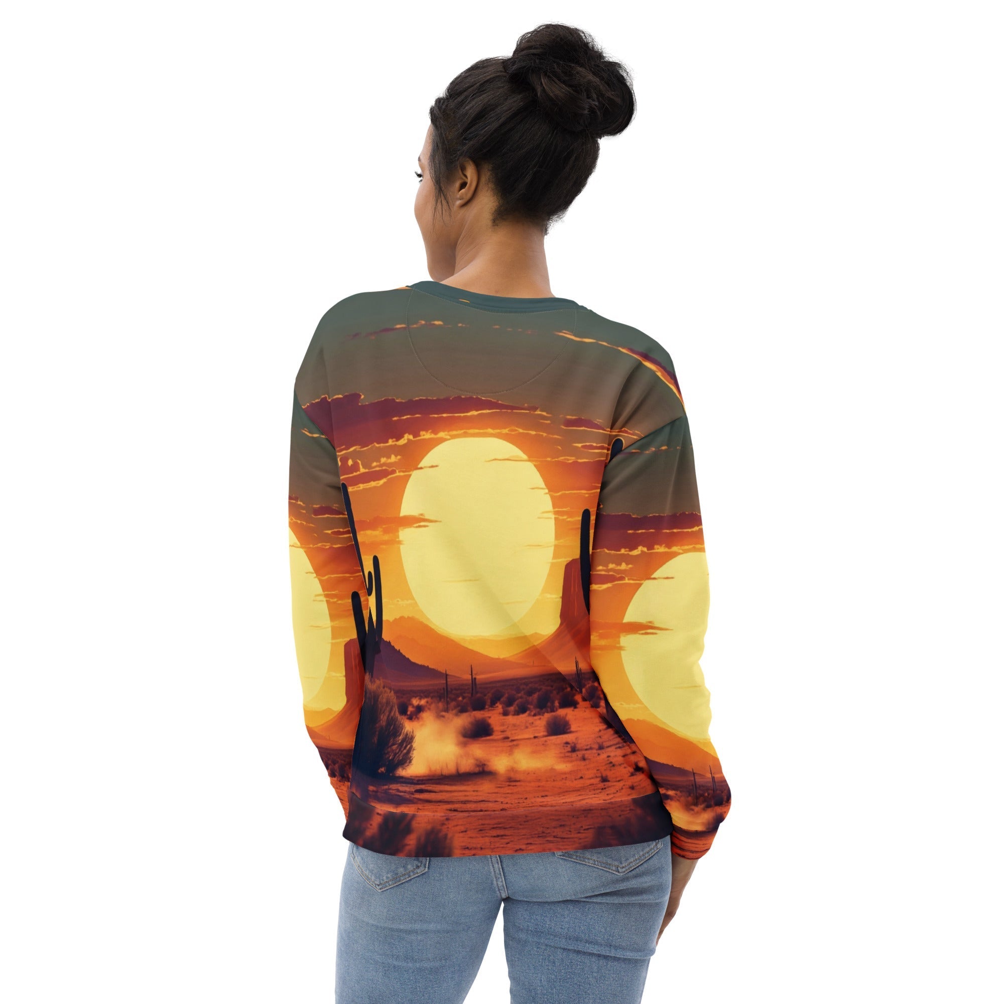 Desert Dusk Rider ¨C Recycled Unisex Sweatshirt