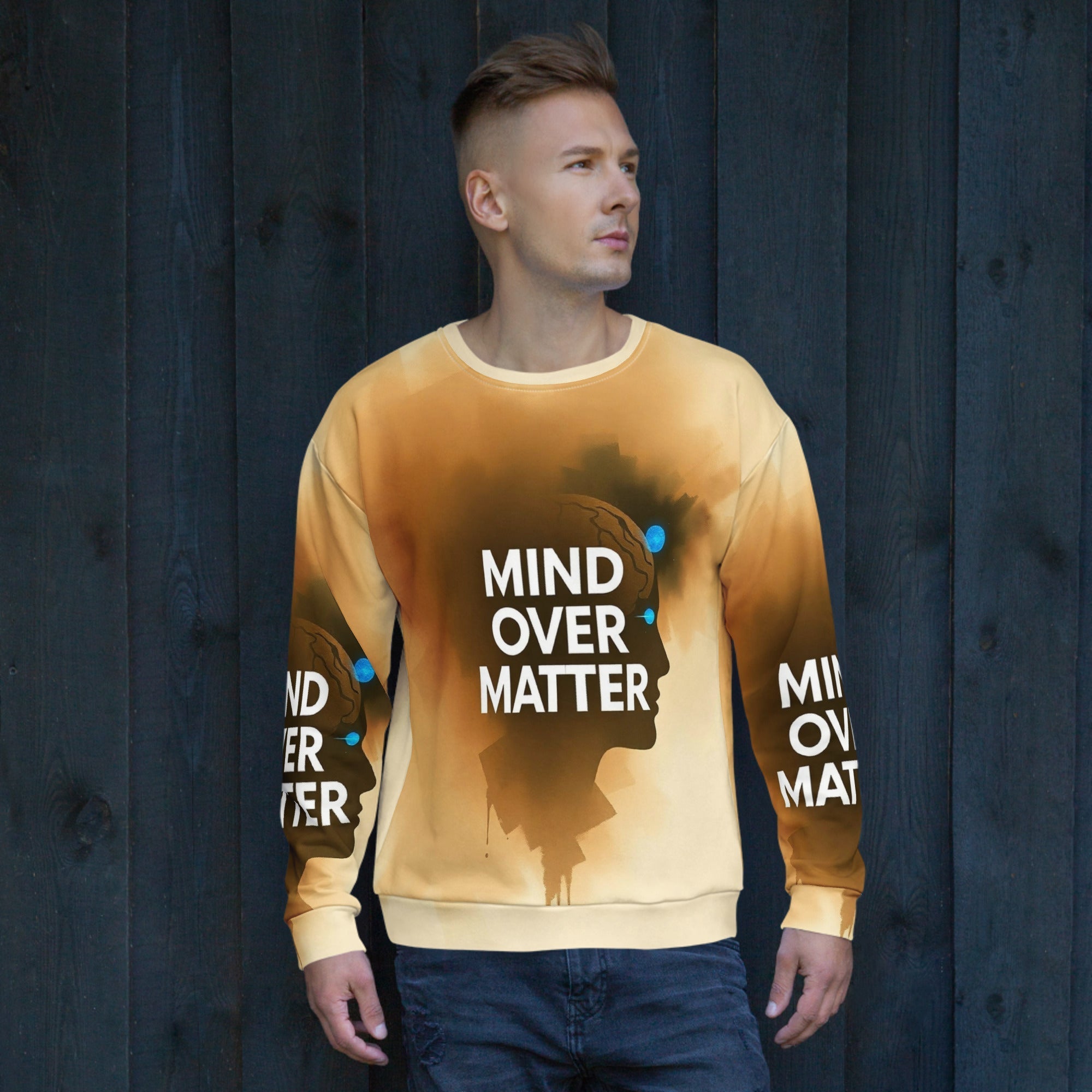 Mind Over Matter ¨C Recycled Unisex Sweatshirt