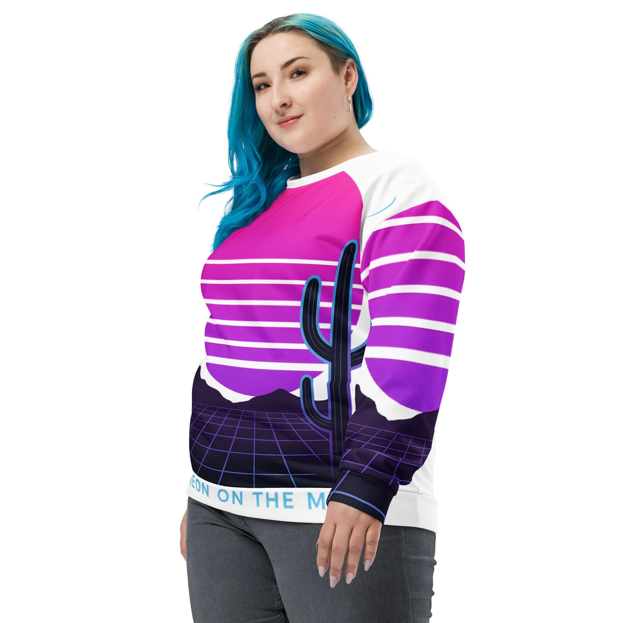 Neon On The Mesa ¨C Recycled Unisex Sweatshirt