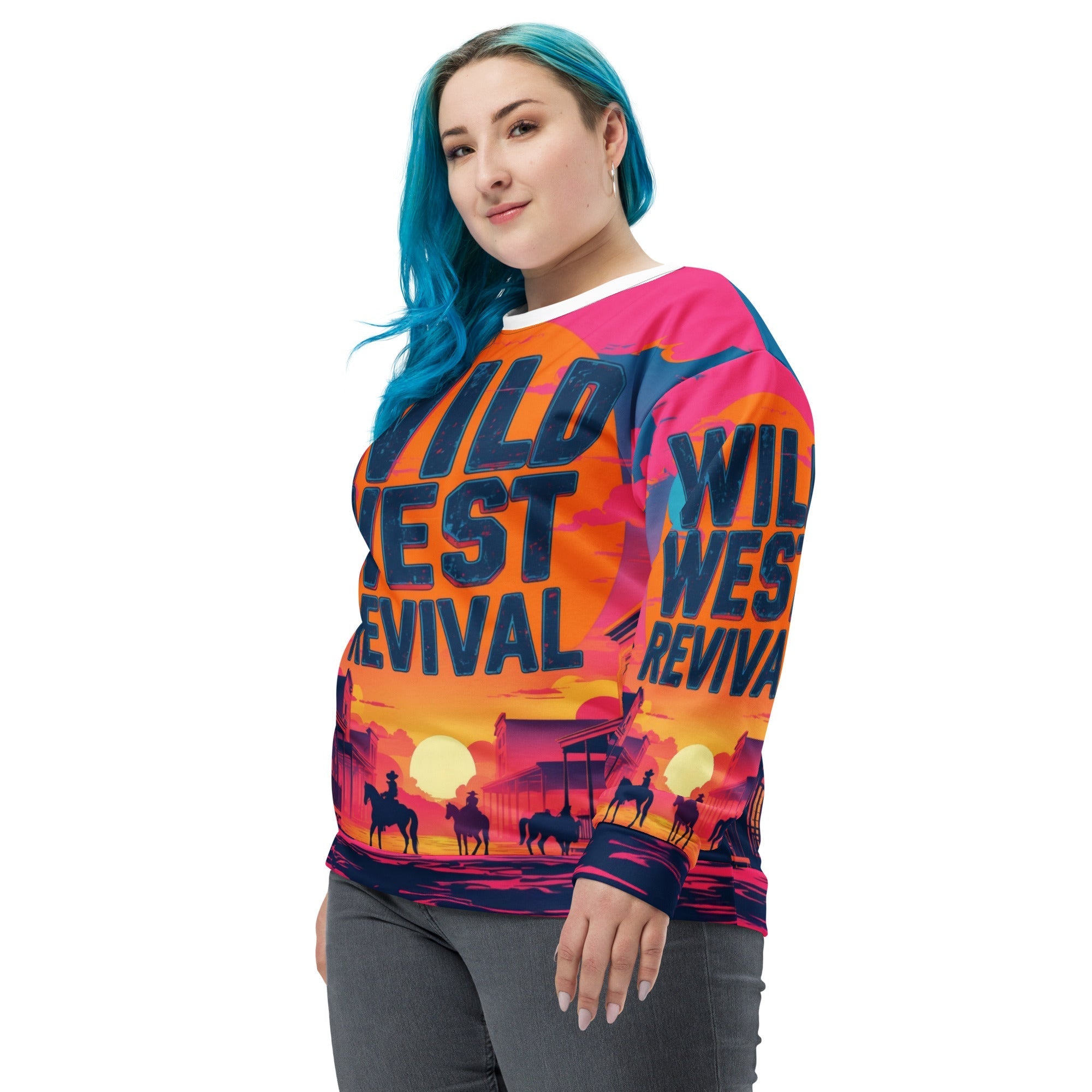 Wild West Revival ¨C Recycled Unisex Sweatshirt