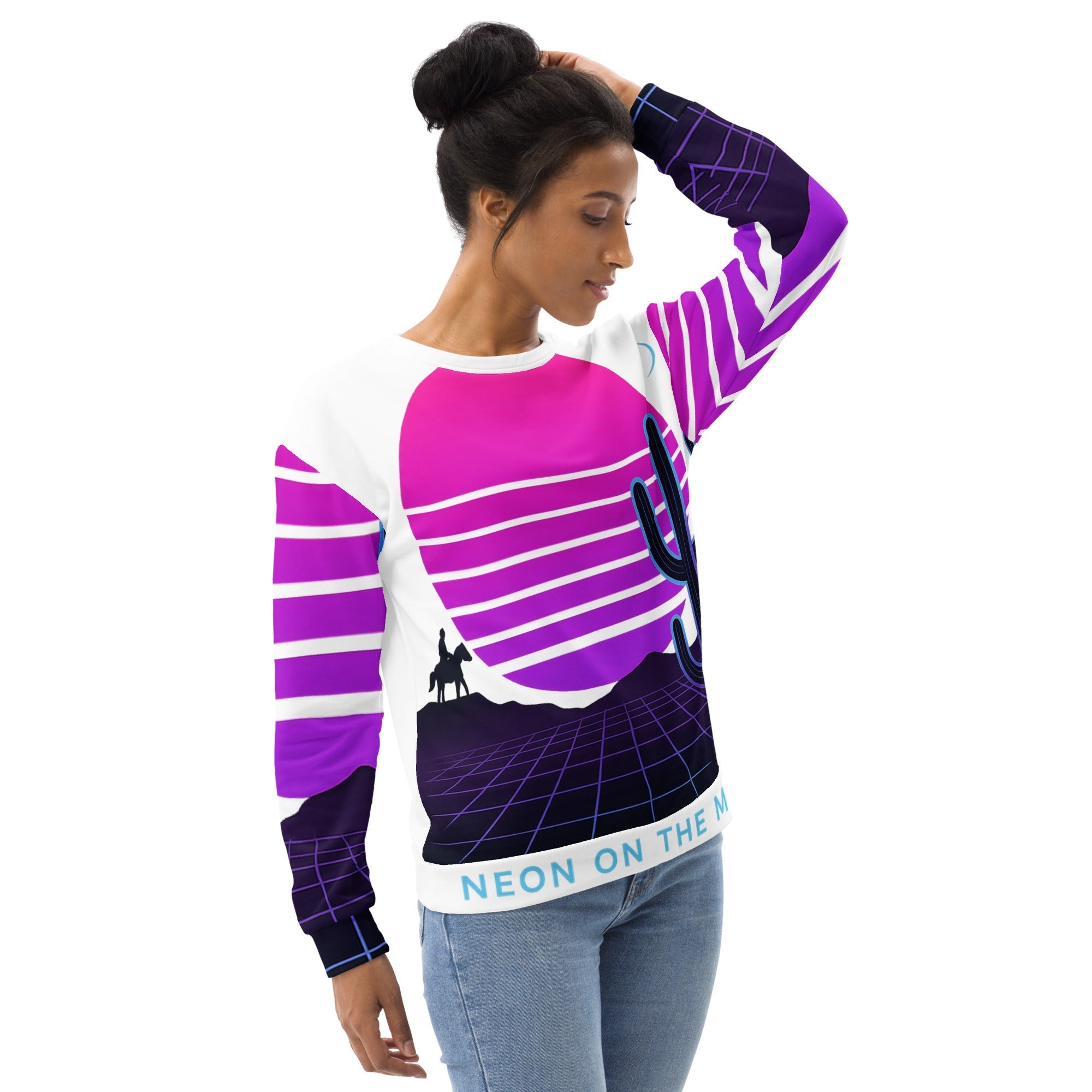 Neon On The Mesa ¨C Recycled Unisex Sweatshirt