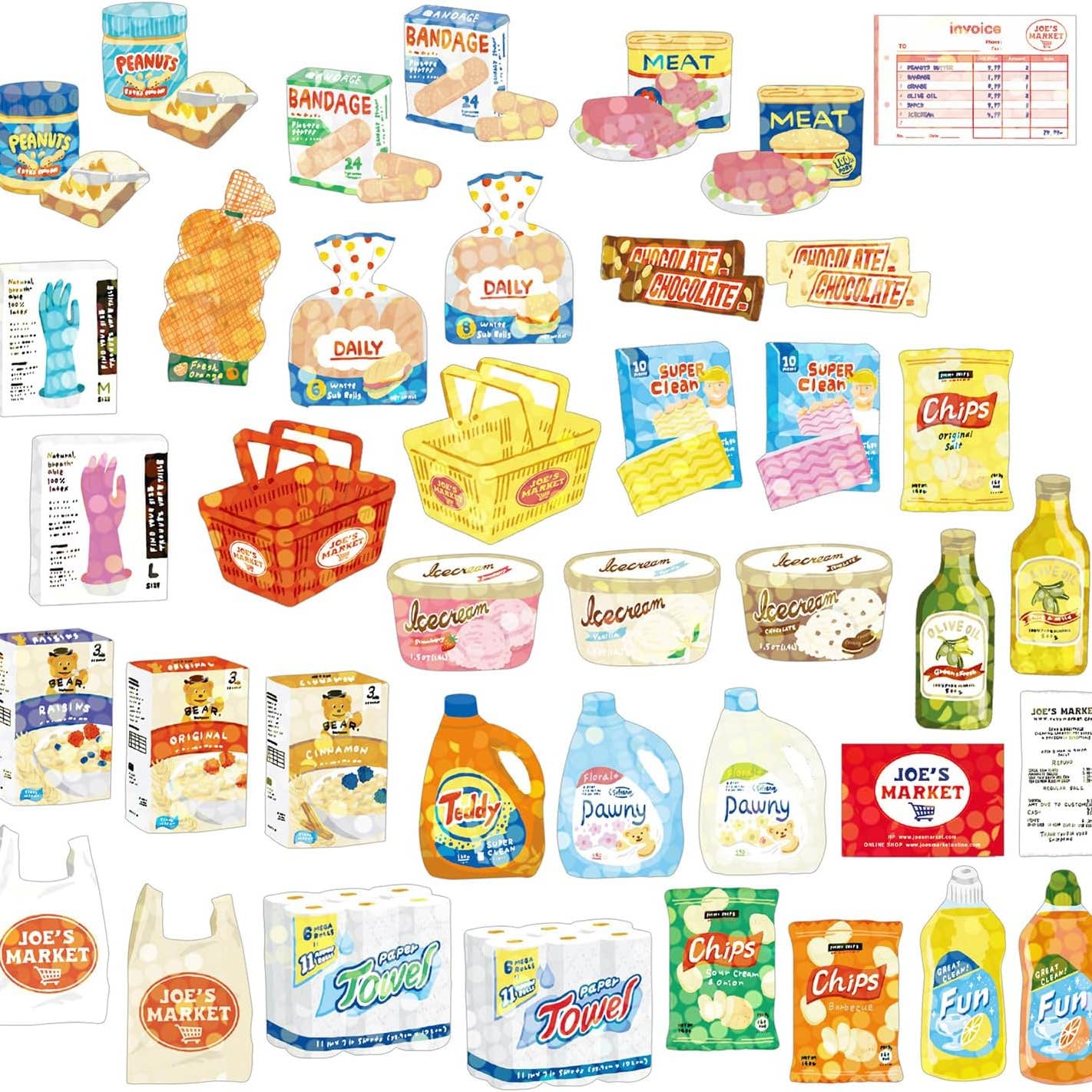 Hako Sticker Super Market