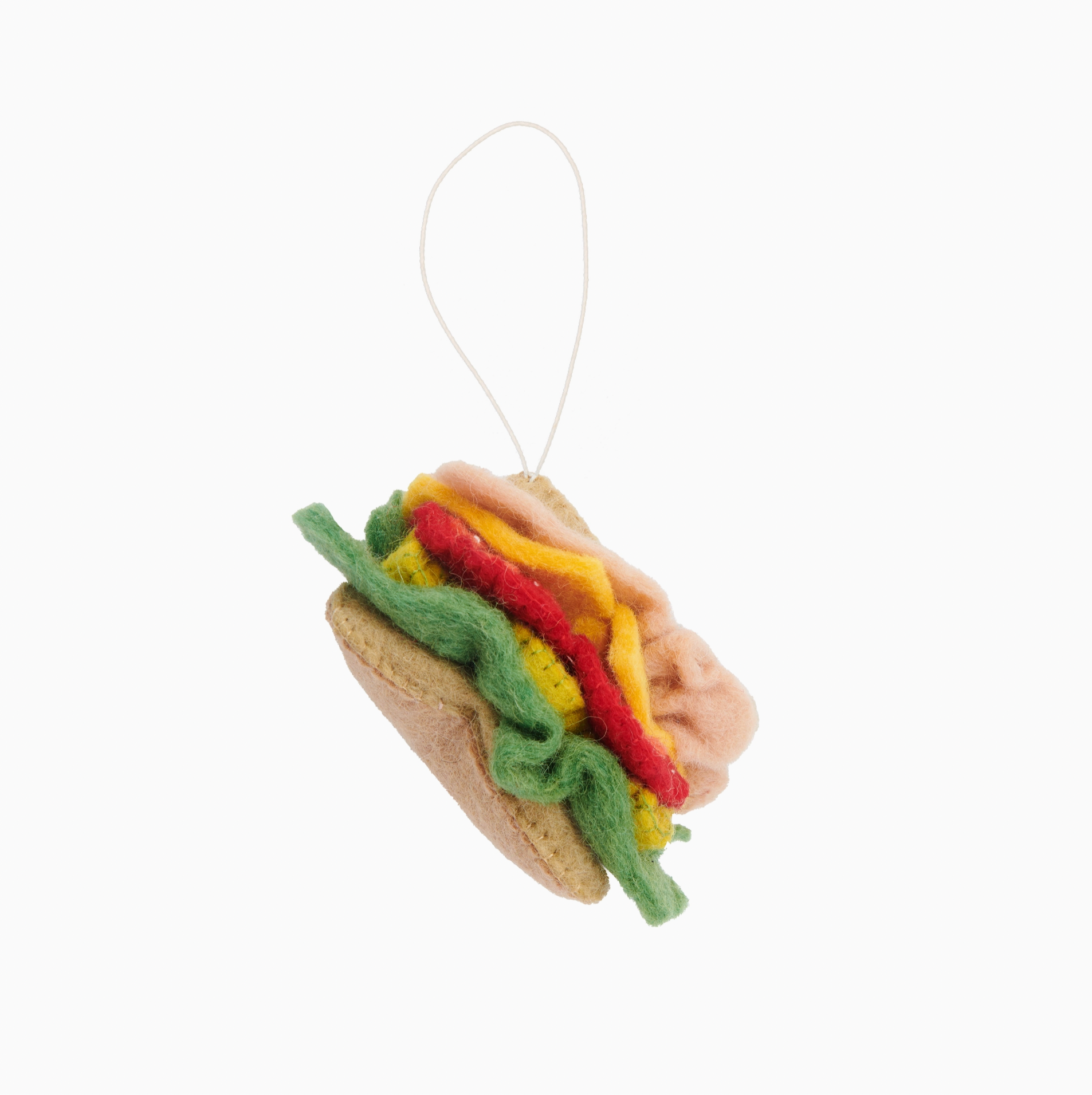 Felt Deli Hoagie Sandwich Ornaments