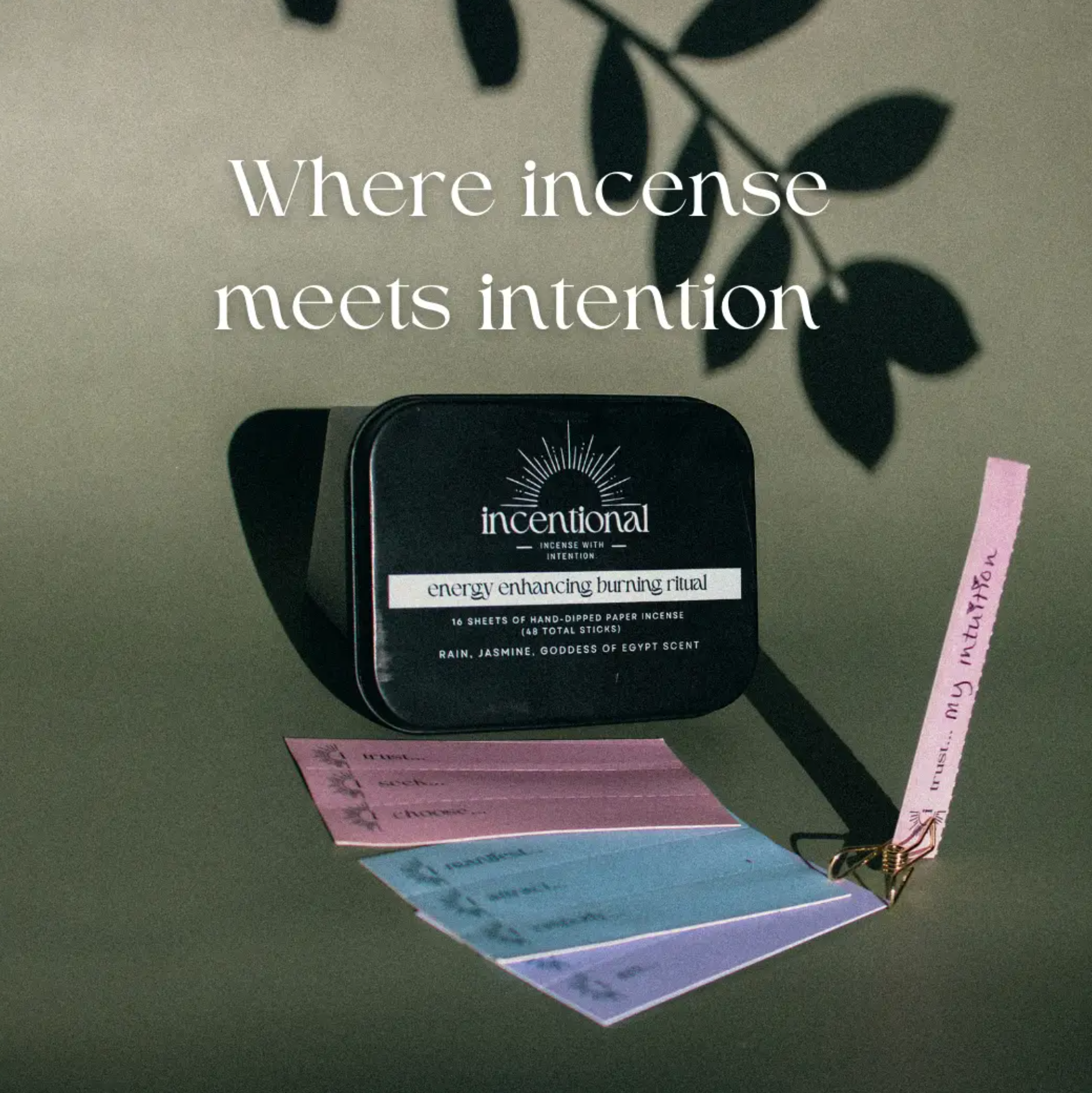 Incentional: Incense with Intention